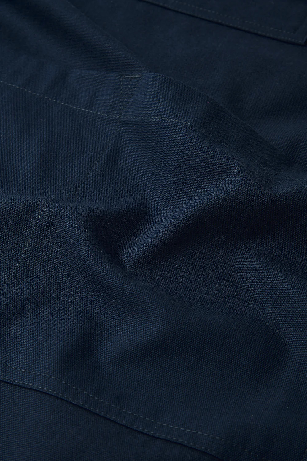 Ada - Midweight Cotton Apron in Navy Blue - Image 5
