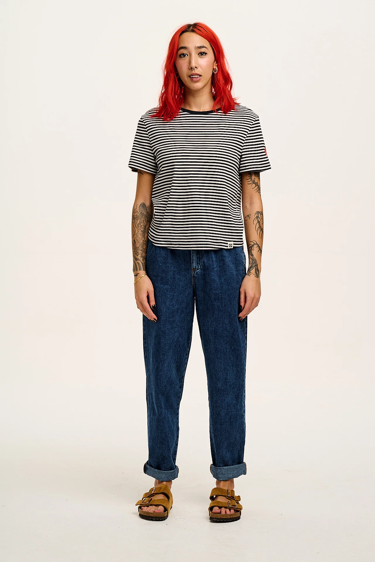 Addison - Denim Jeans in Mid Wash Blue - Image 12