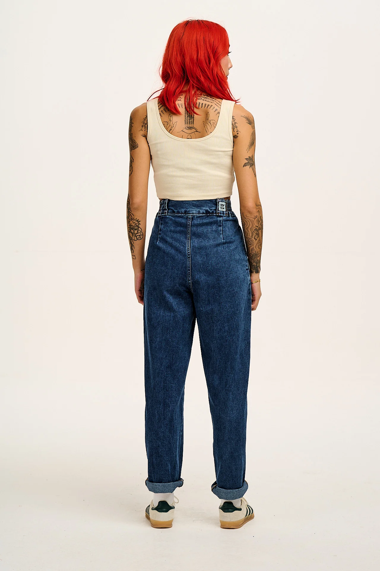 Addison - Denim Jeans in Mid Wash Blue - Image 7