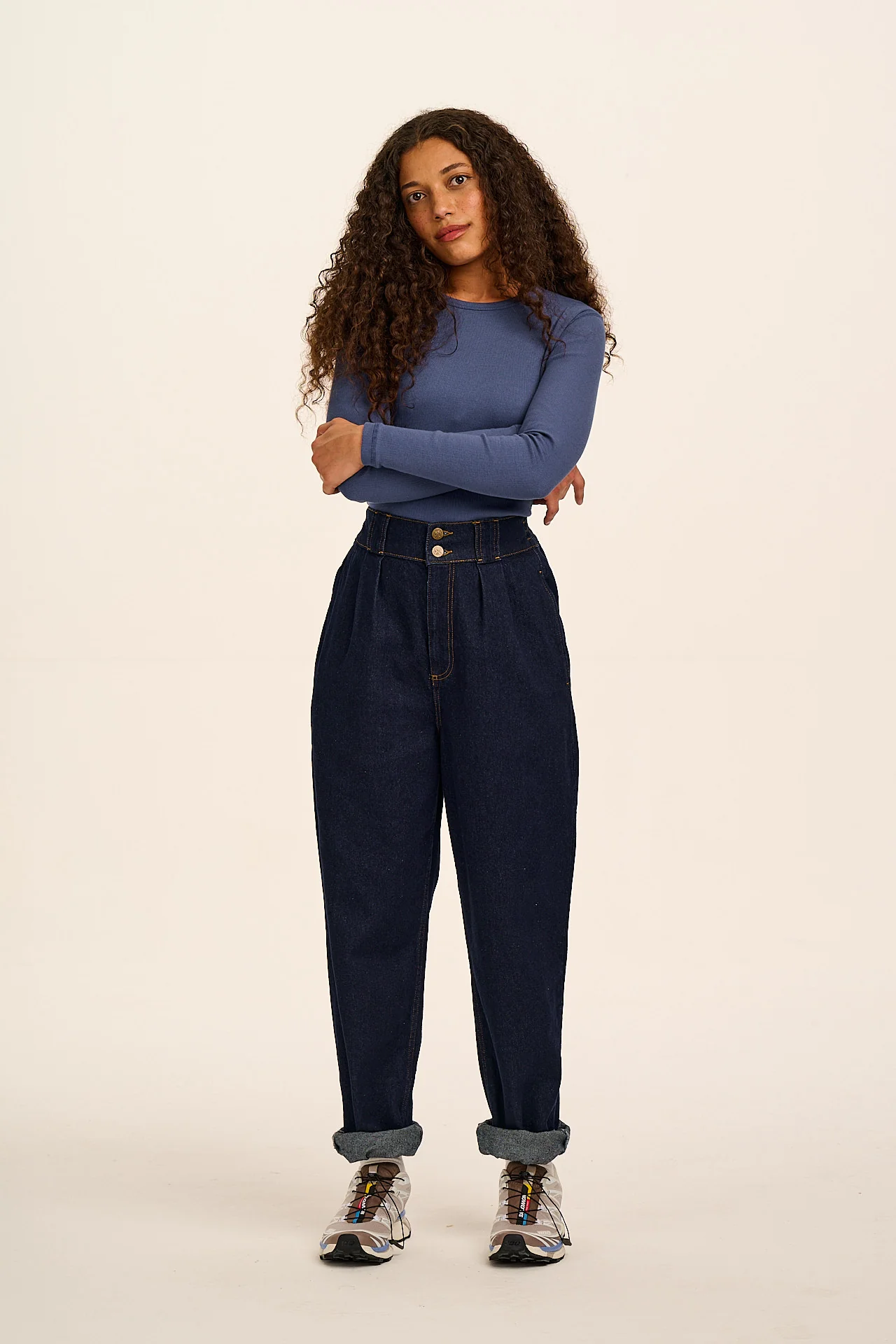 Addison - Denim Jeans in Indigo Denim - Image 3
