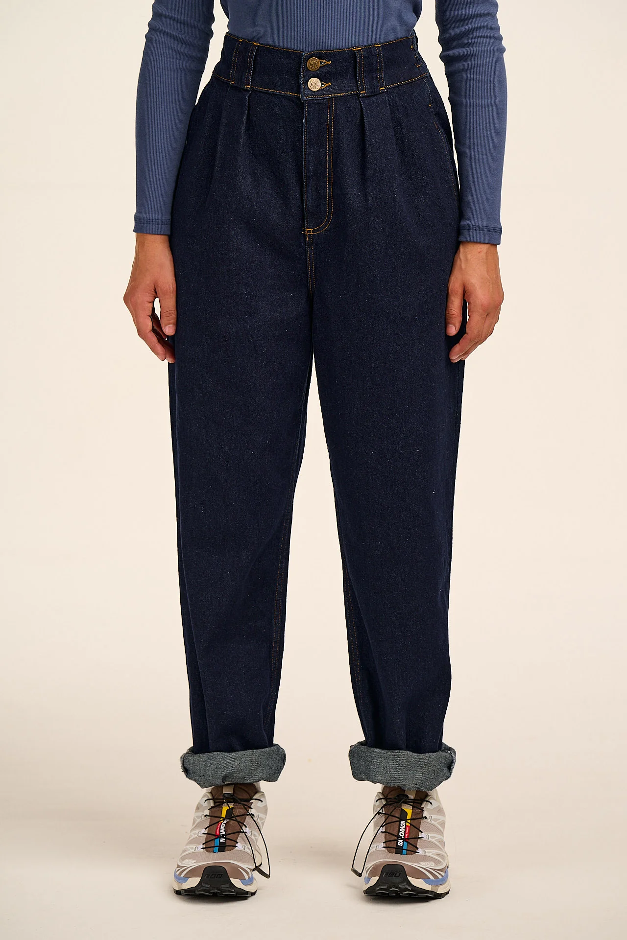 Addison - Denim Jeans in Indigo Denim - Image 4