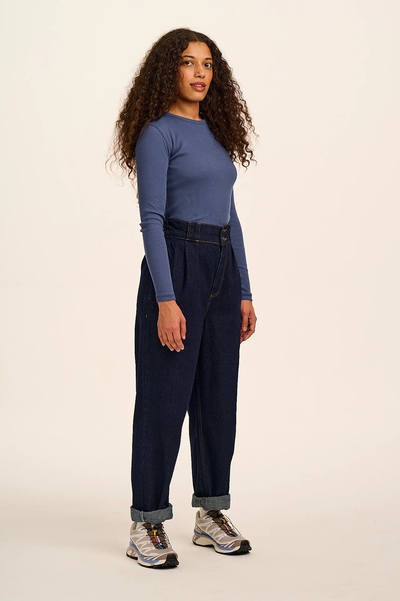 Addison - Denim Jeans in Indigo Denim - Image 7