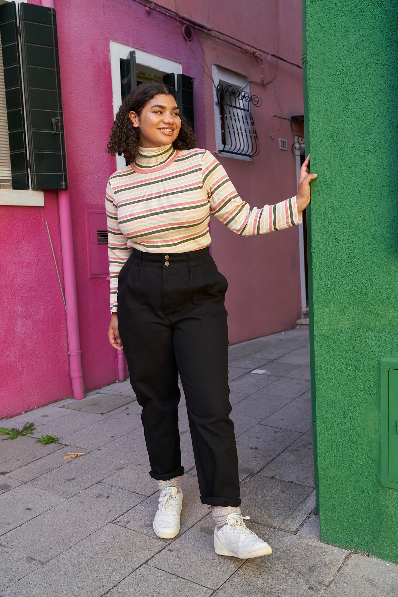 Addison - Cotton Jeans in Black - Image 9
