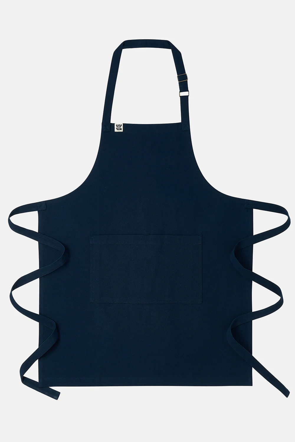 Amaia - Heavyweight Cotton Apron in Navy - Image 2