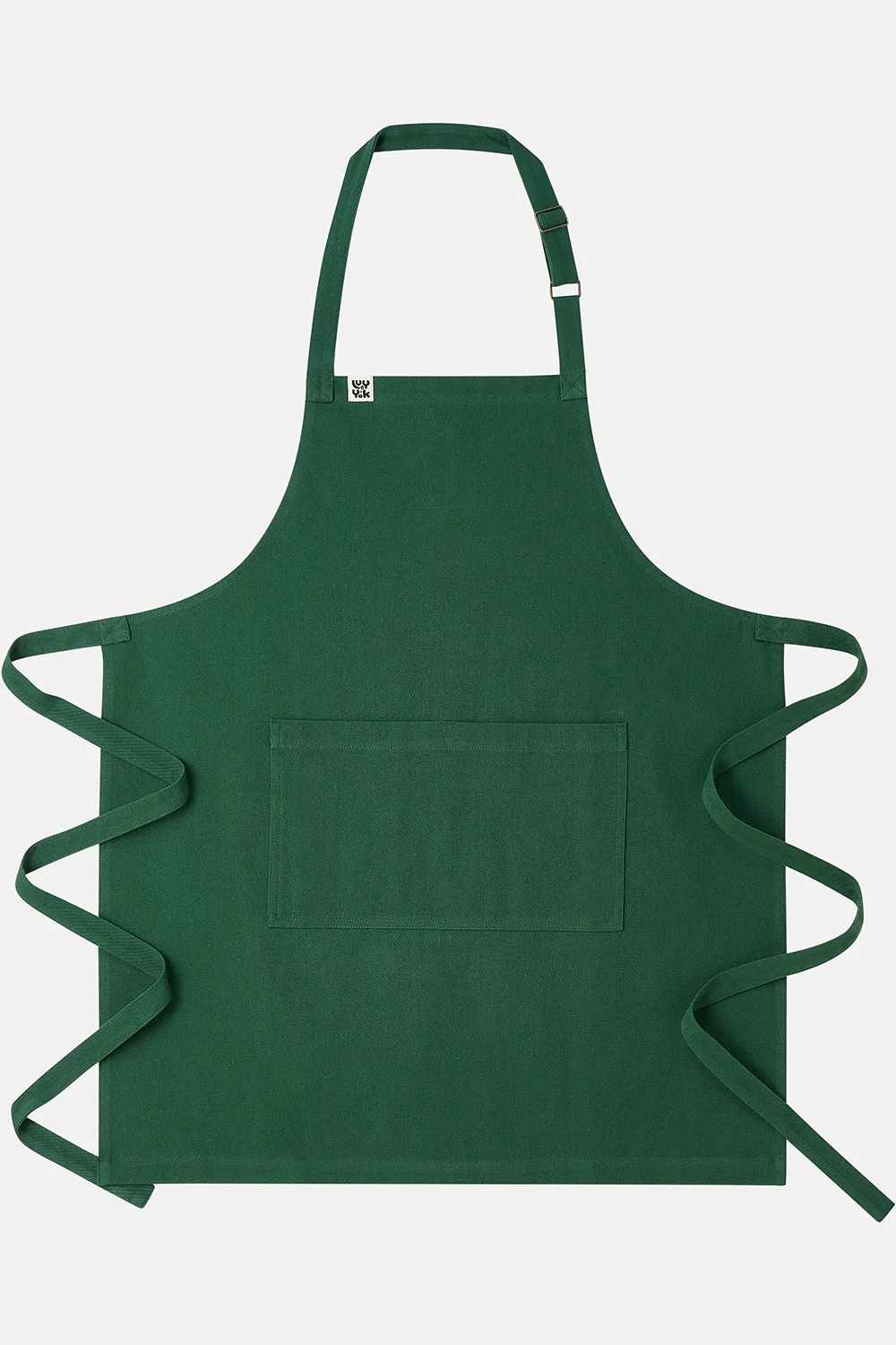 Amaia - Heavyweight Cotton Apron in Posy Green - Image 2