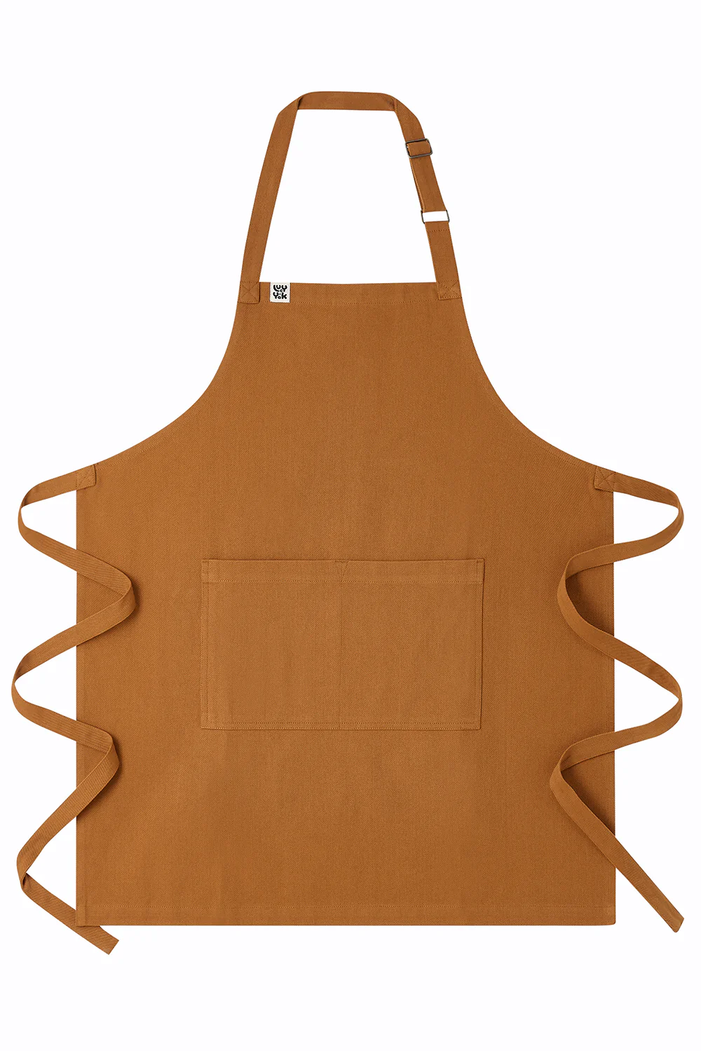 Amaia - Heavyweight Cotton Apron in Tan - Image 2