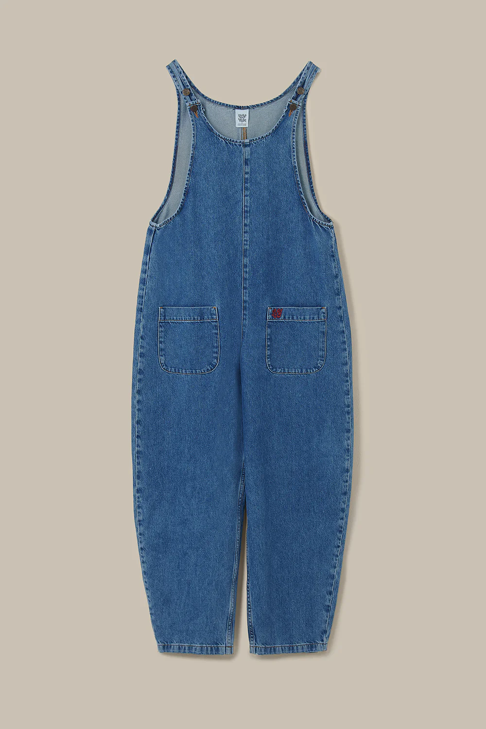 Ara - Denim Dungarees in Mid Wash Blue - Image 10
