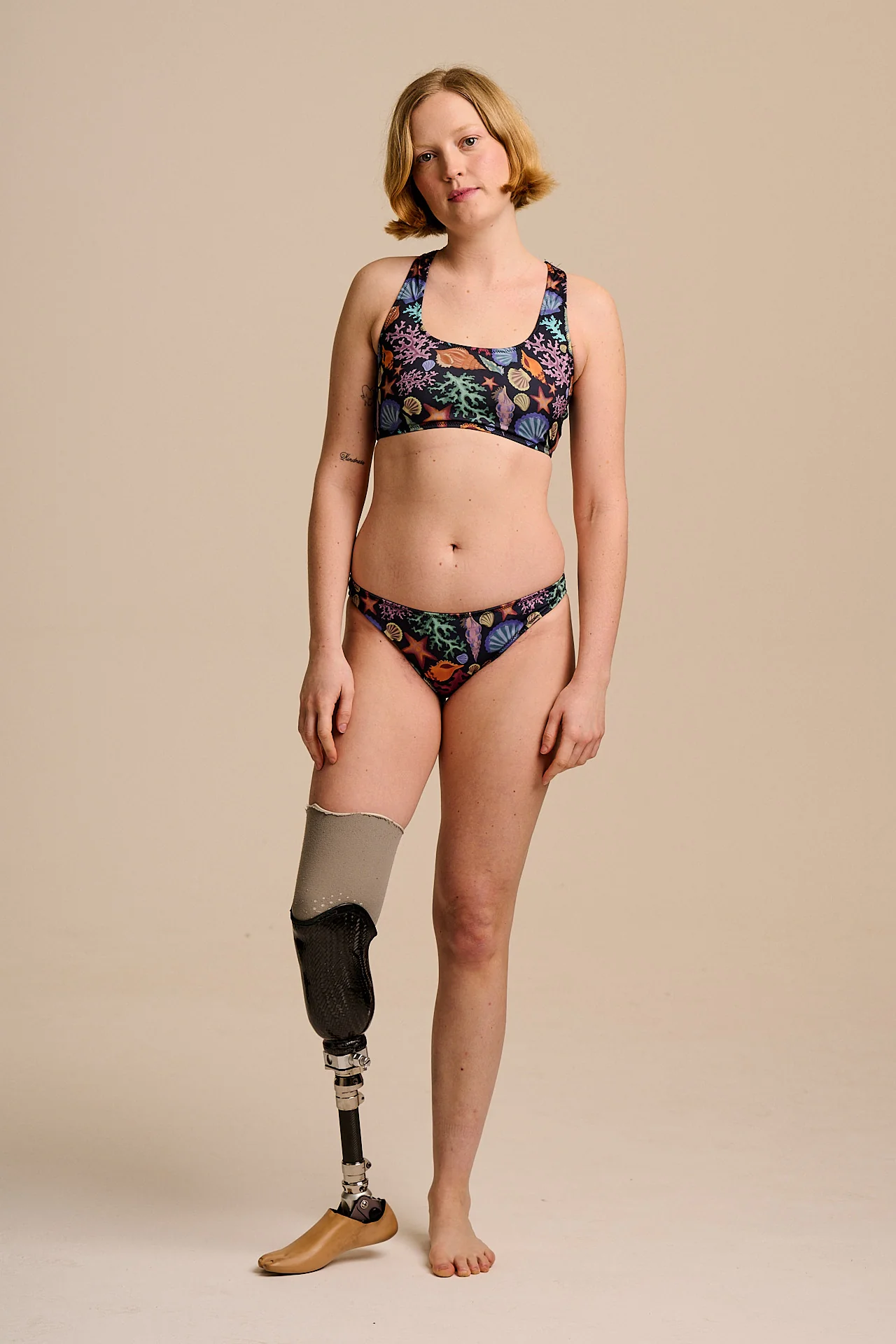 Aria - Low Rise Bikini Bottoms in Shell Print - Image 6