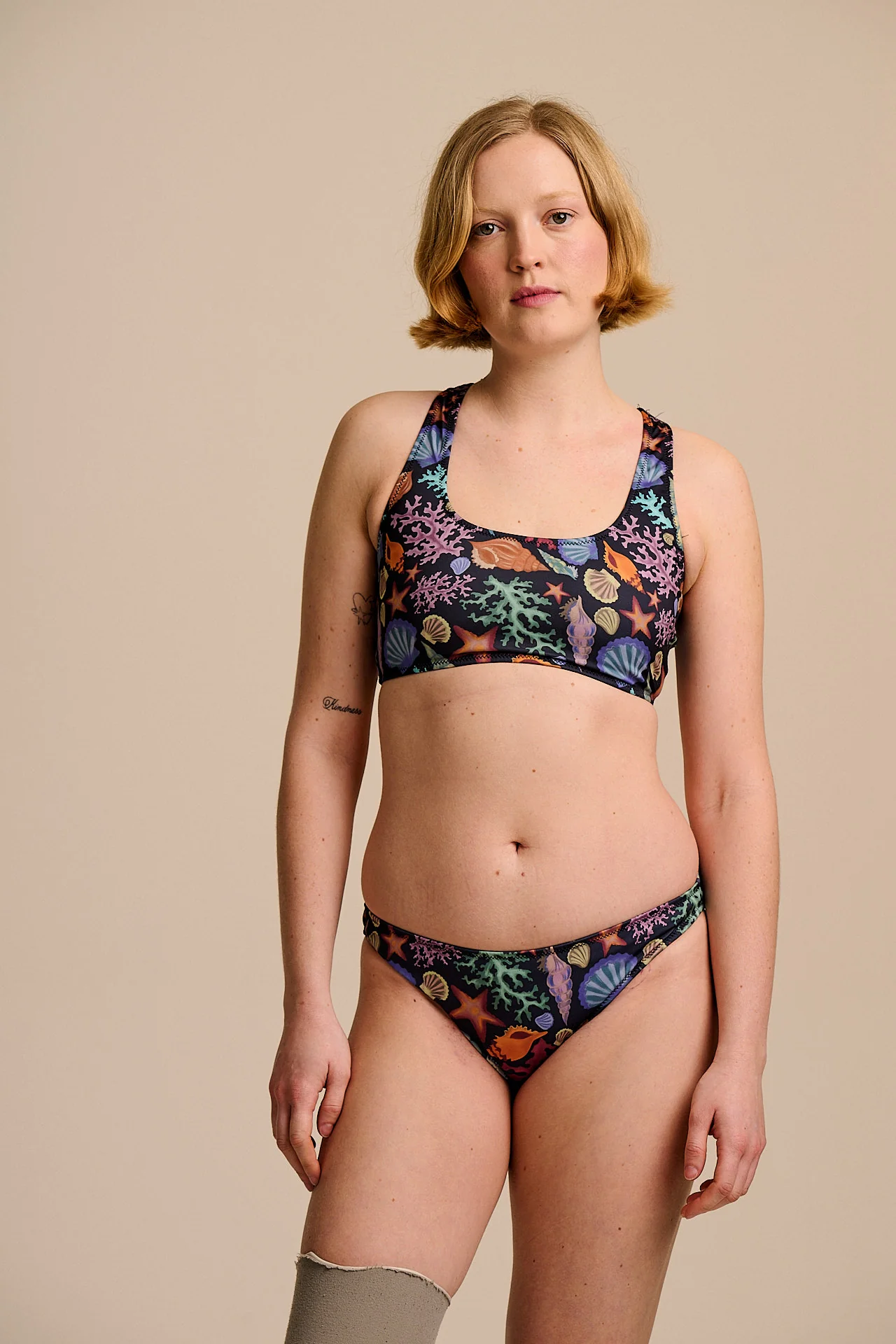 Aria - Low Rise Bikini Bottoms in Shell Print - Image 8