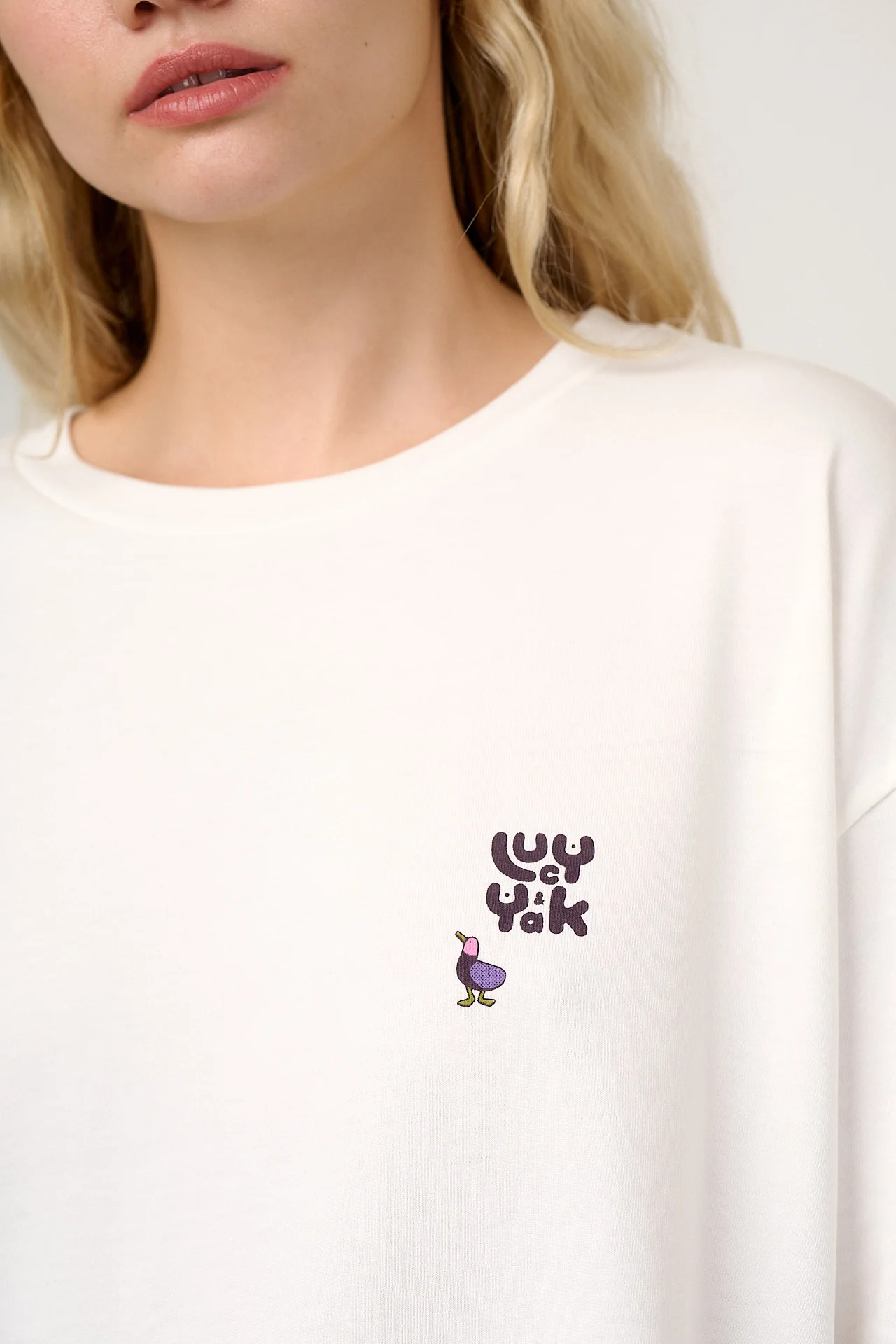 Benny - Oversized Heavyweight Cotton T-Shirt in Musical Cat - Image 4