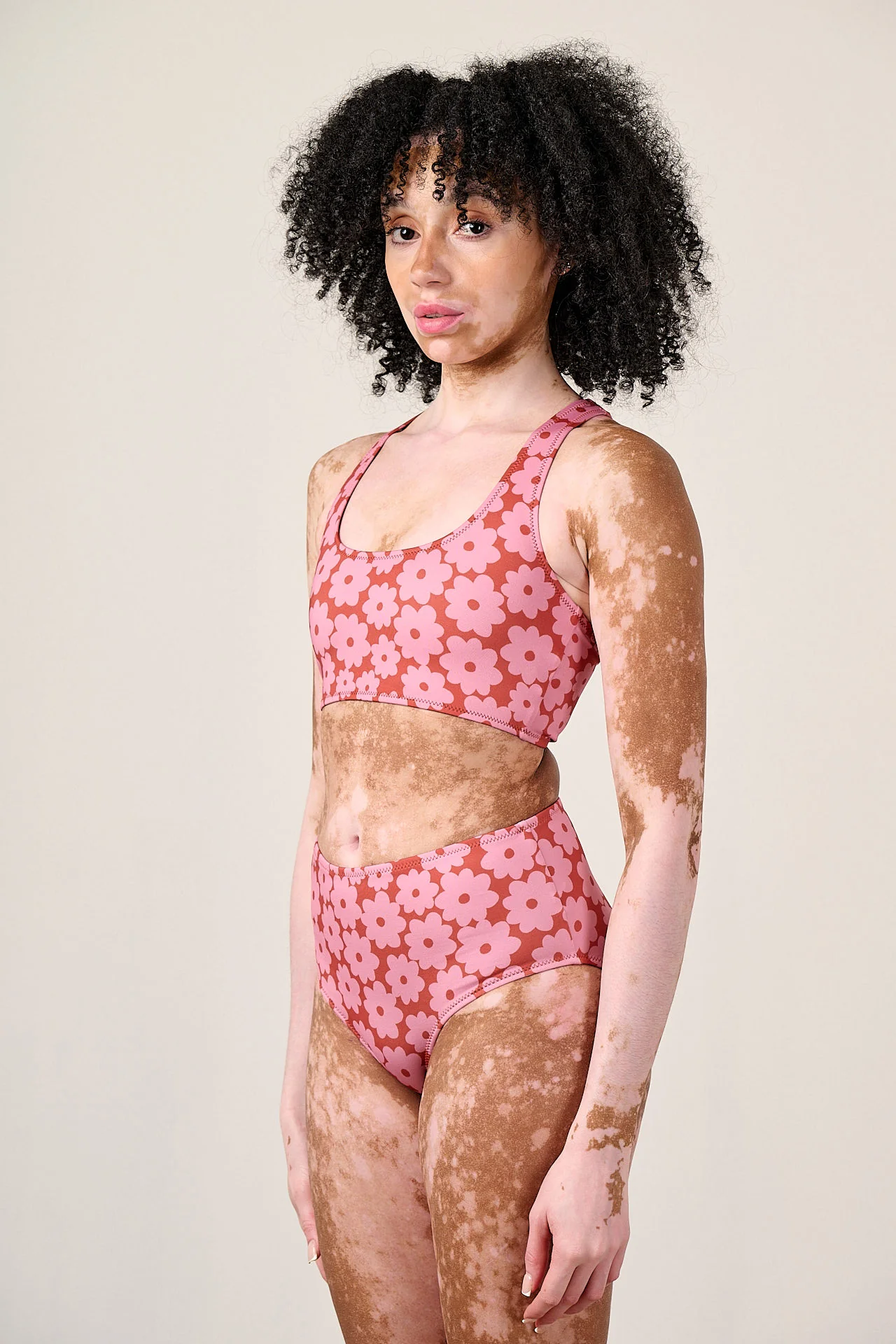 Bronte - High Rise Bikini Bottom in Coastal Flower - Image 6