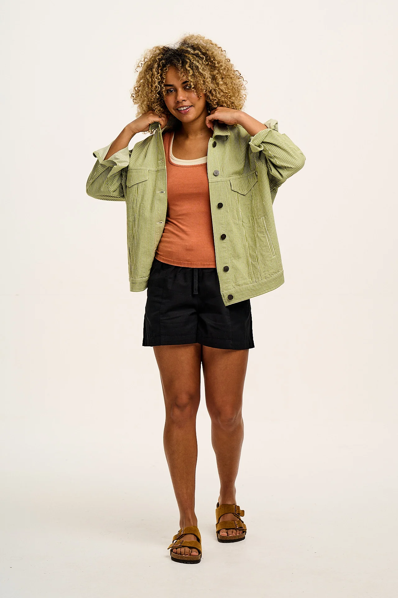 Charlie - Cotton Beach Shorts in Black - Image 9