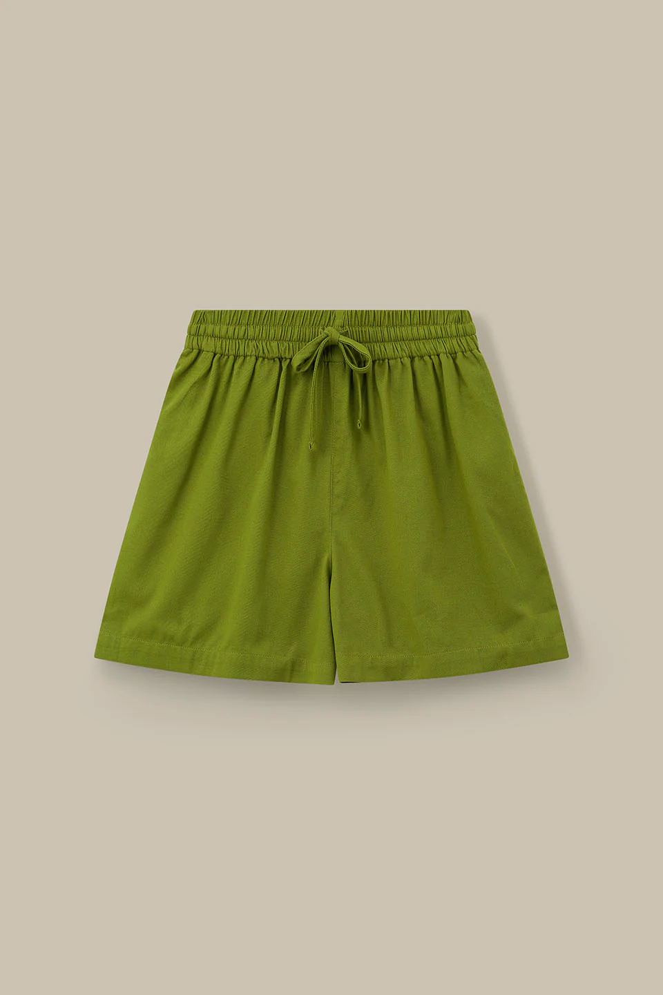 Charlie - Cotton Shorts in Cypress Green - Image 6