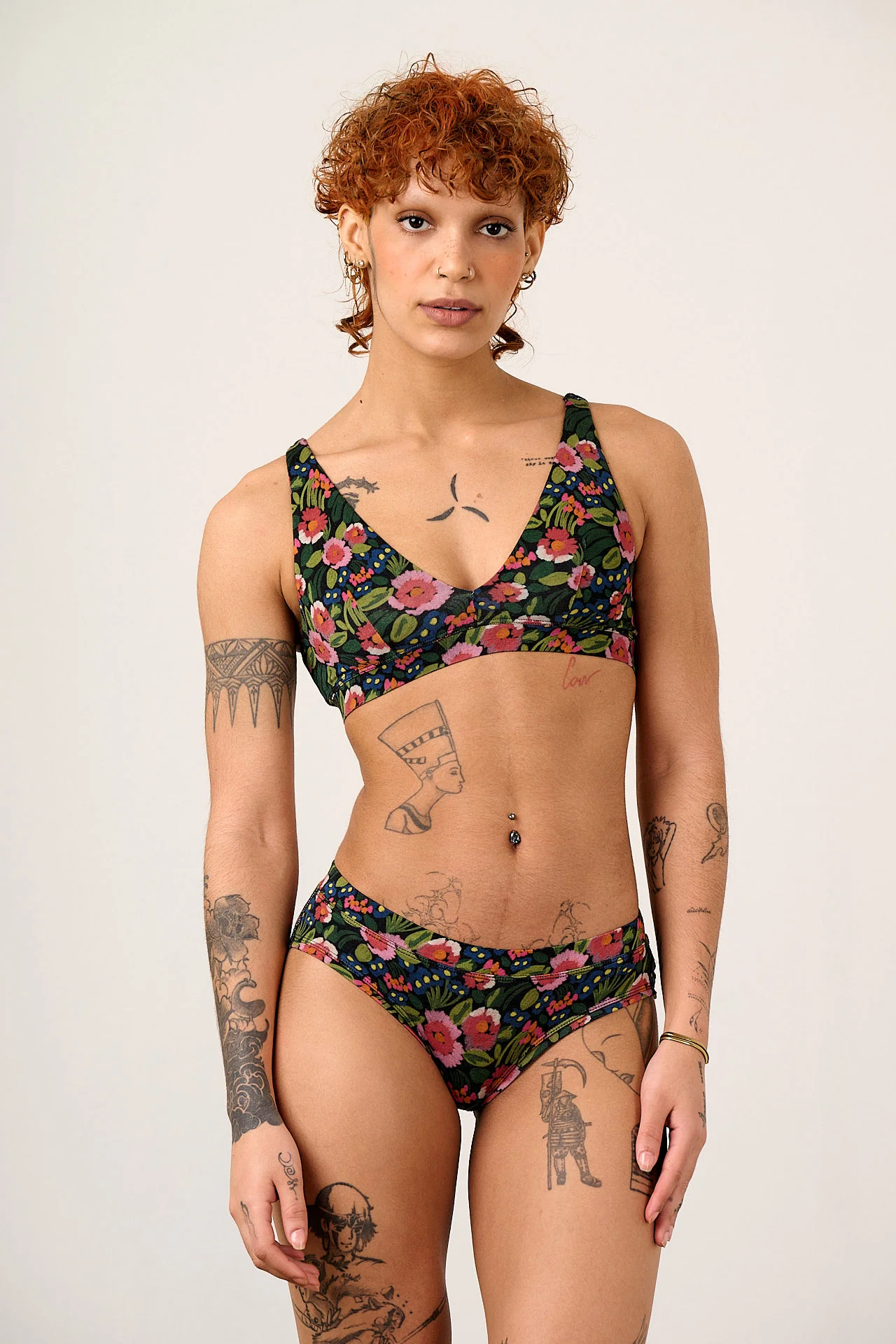 Collette - Viscose Briefs in Black Marie Print - Image 4