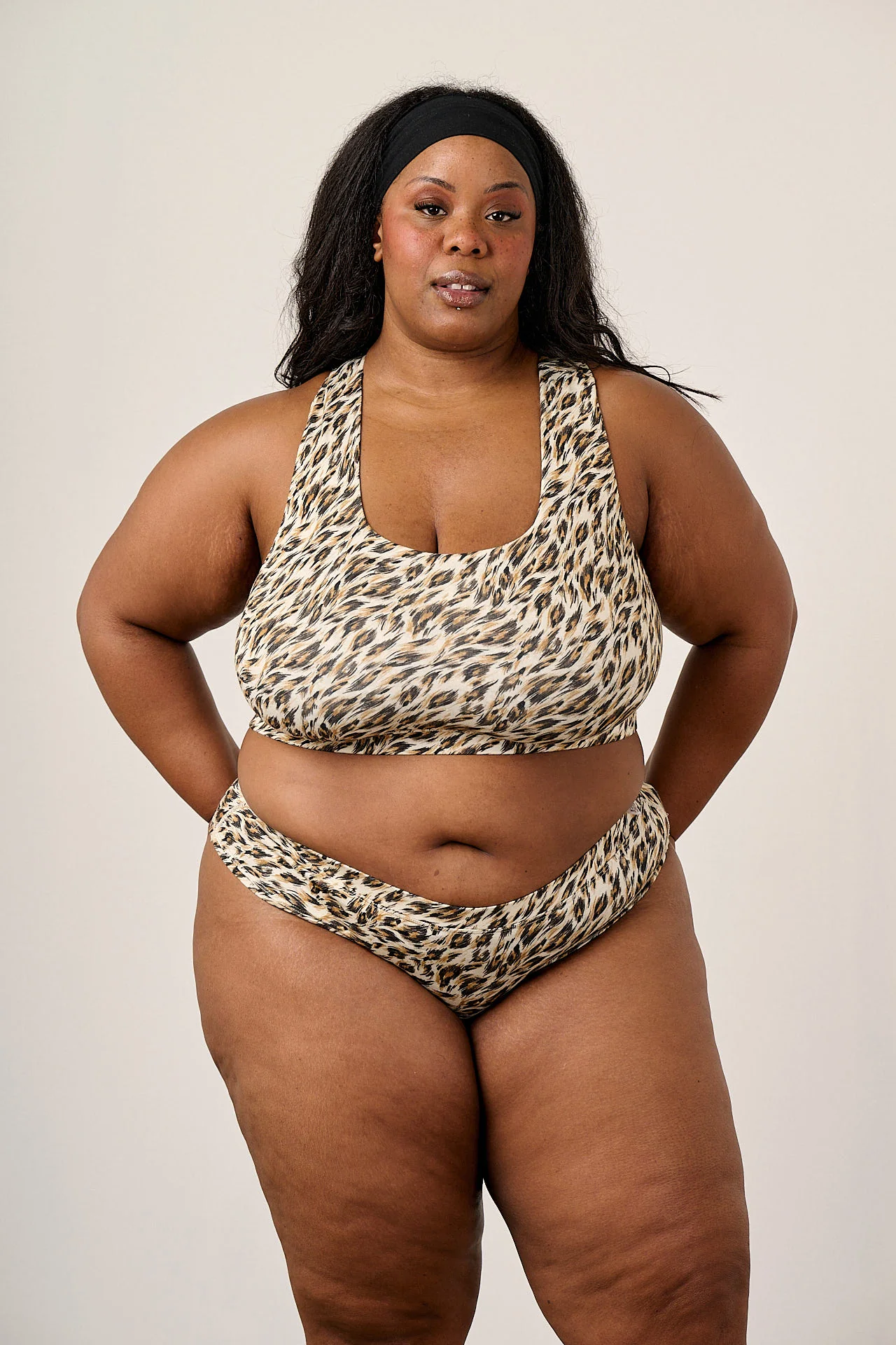 Collette - Viscose Briefs Pant in Leo Swirl - Image 3