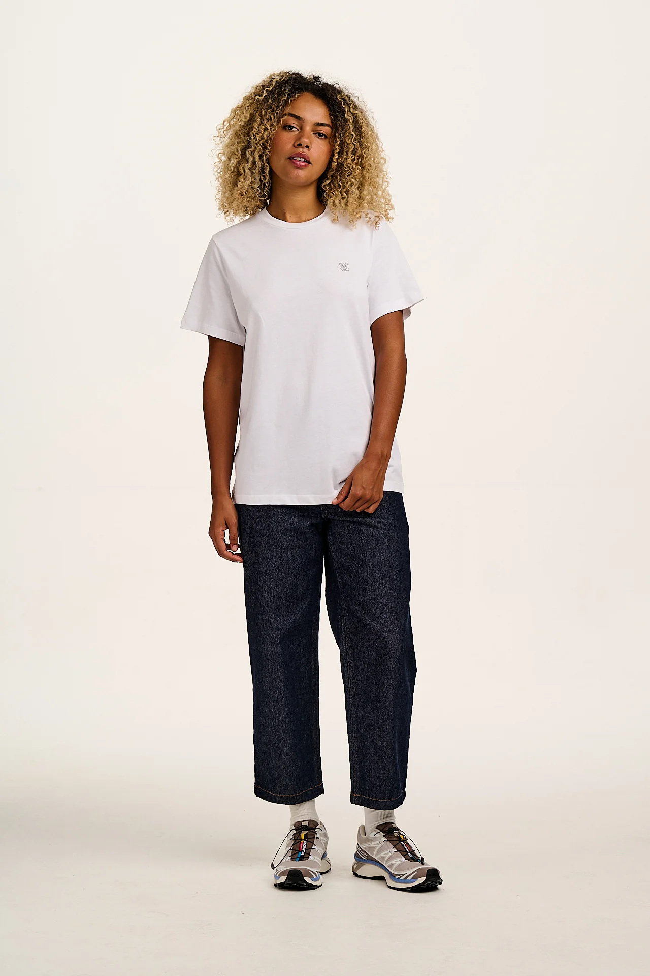 Denver - Cotton T-Shirt in White - Image 3