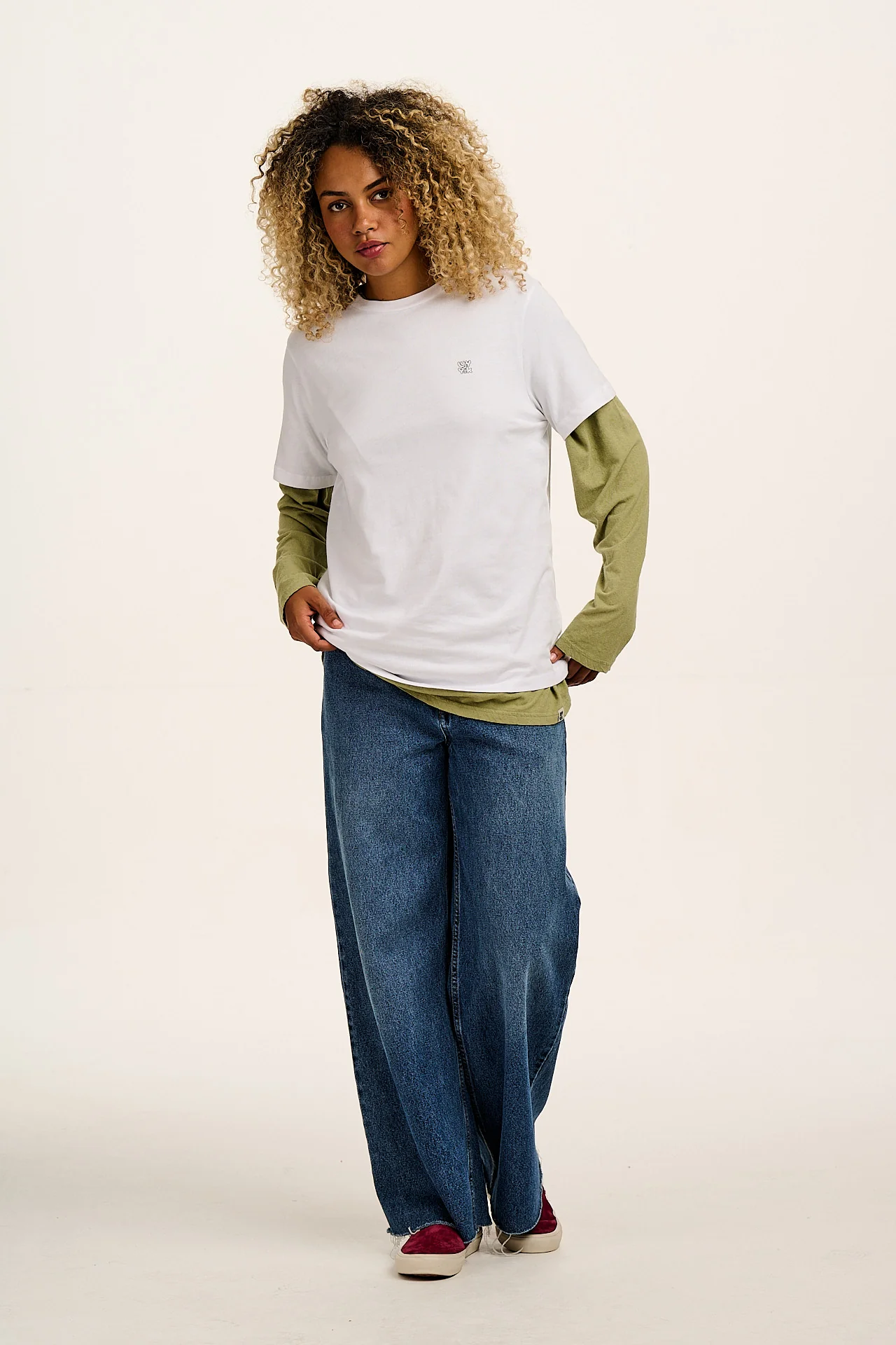 Denver - Cotton T-Shirt in White - Image 5