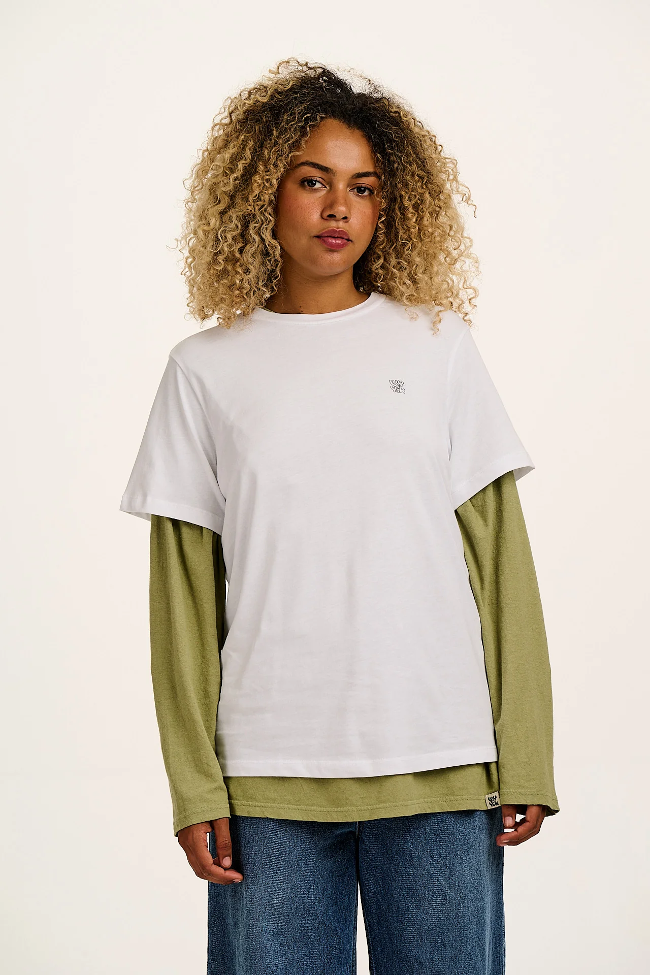 Denver - Cotton T-Shirt in White - Image 6