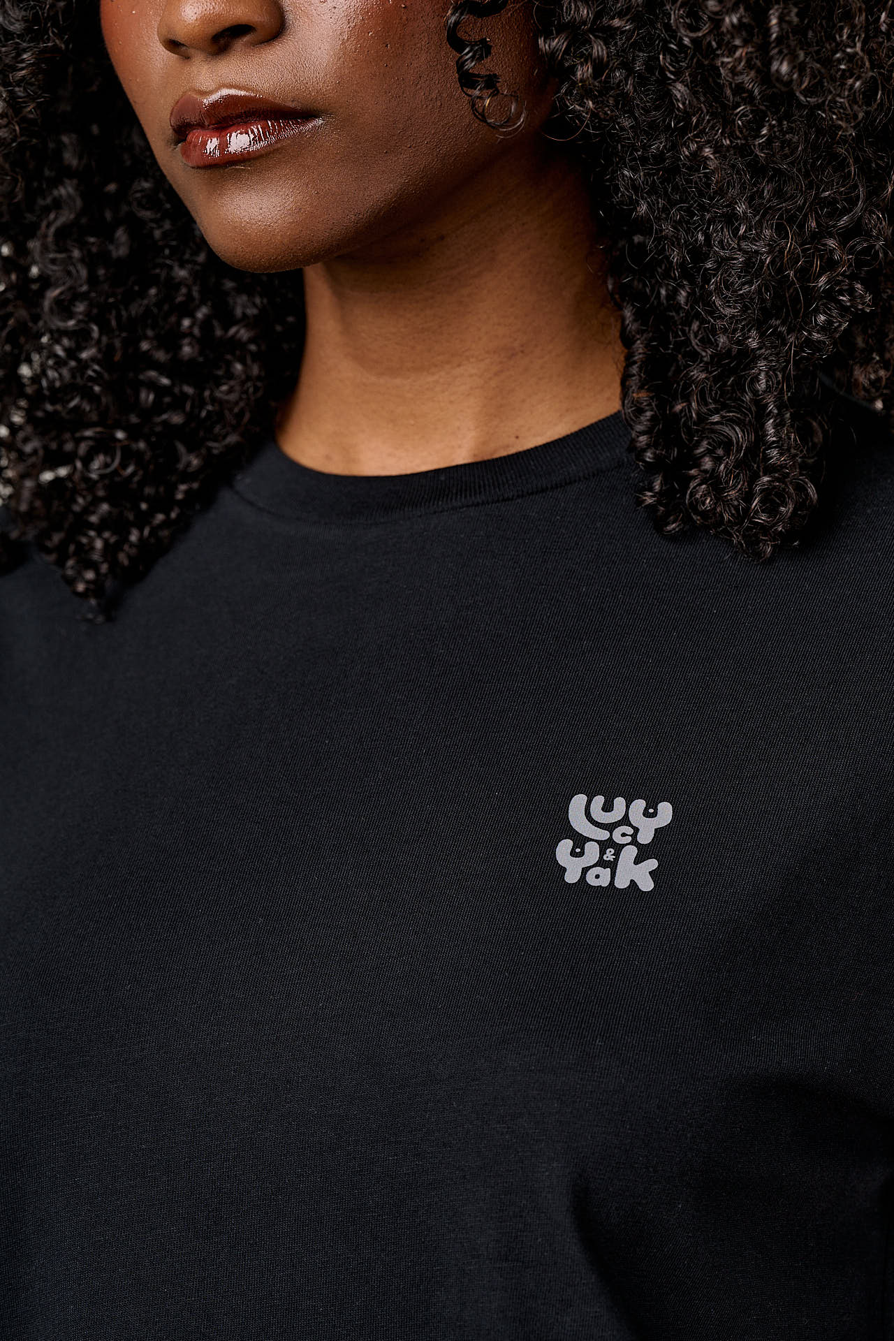 Denver - Cotton T-Shirt in Black - Image 2