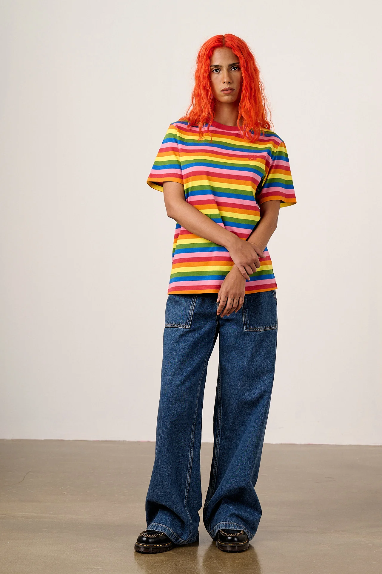 Denver - Cotton T-Shirt in Vida Stripe - Image 4