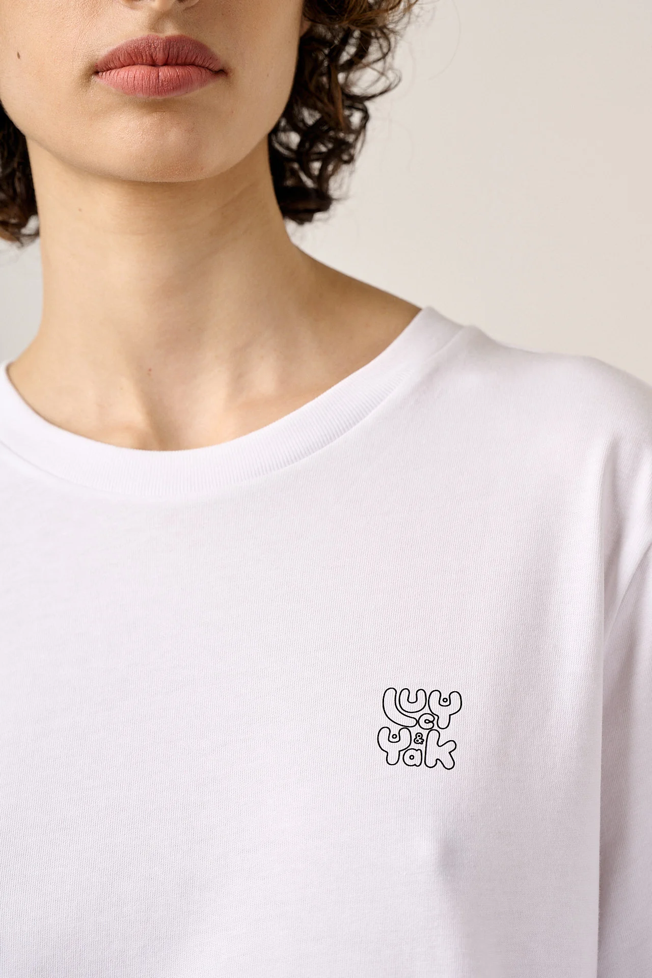 Denver - Cotton T-Shirt in White - Image 2