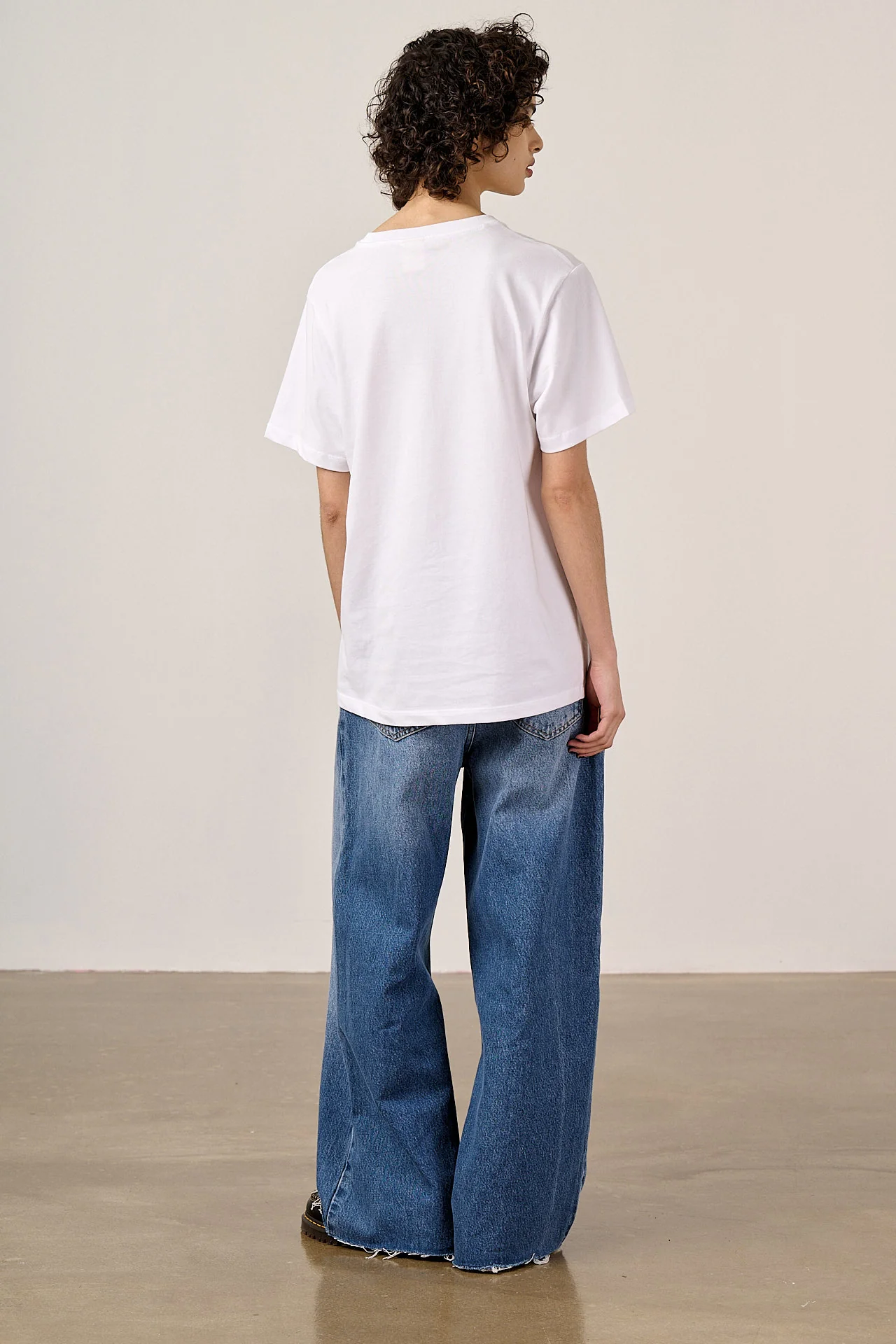 Denver - Cotton T-Shirt in White - Image 4