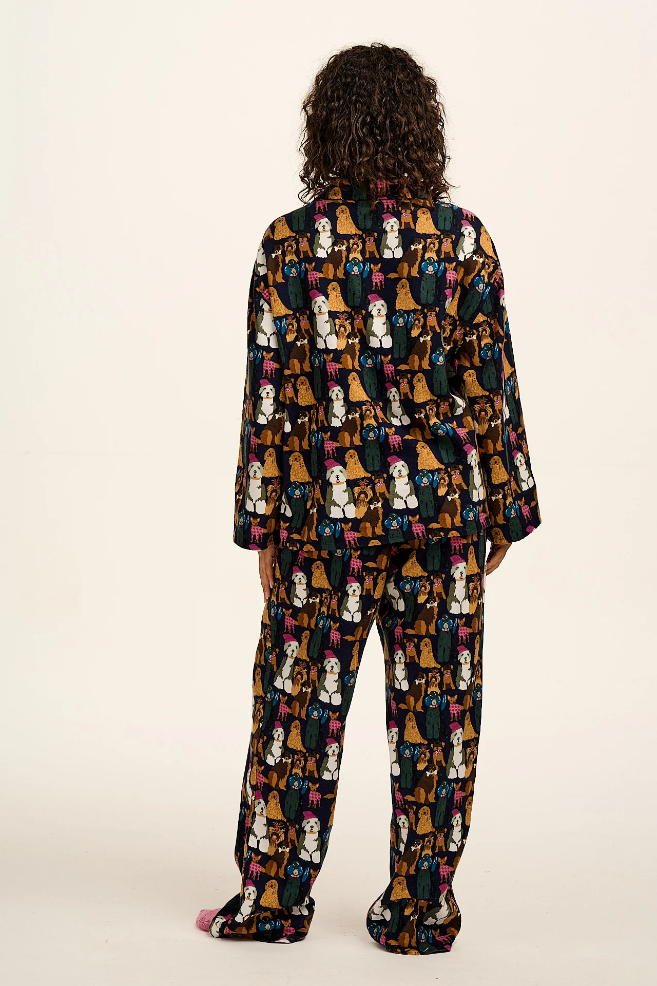 Dreamer - Brushed Cotton Pyjamas Set in Puppy Club - Image 10