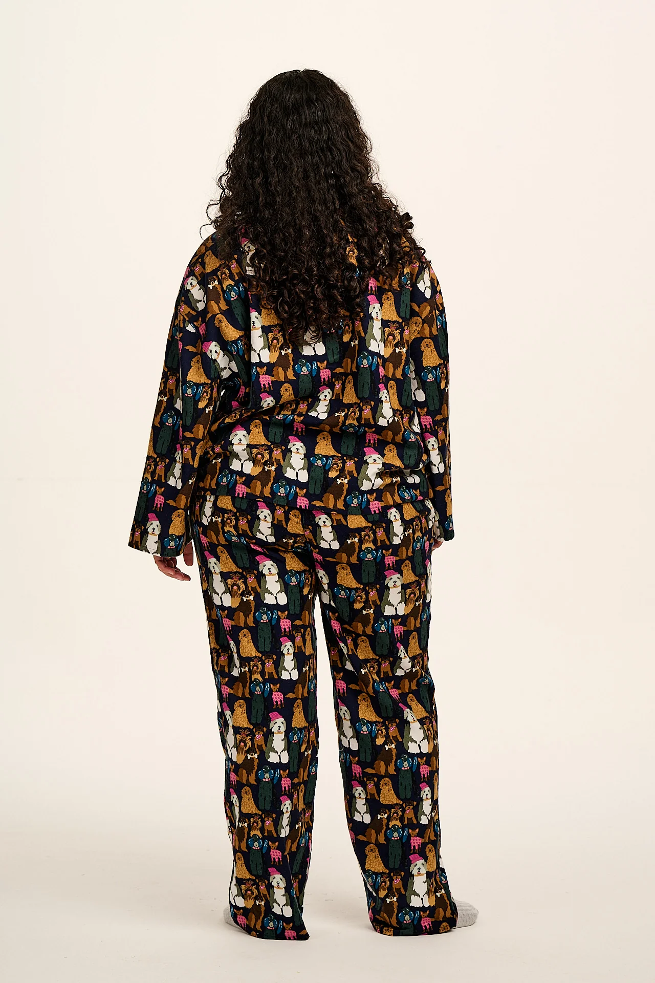 Dreamer - Brushed Cotton Pyjamas Set in Puppy Club - Image 6
