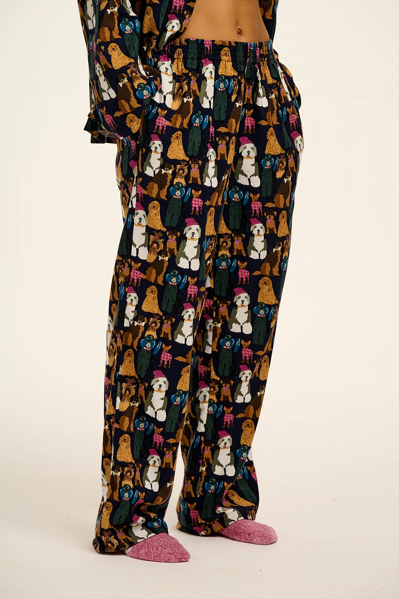 Dreamer - Brushed Cotton Pyjamas Set in Puppy Club - Image 8
