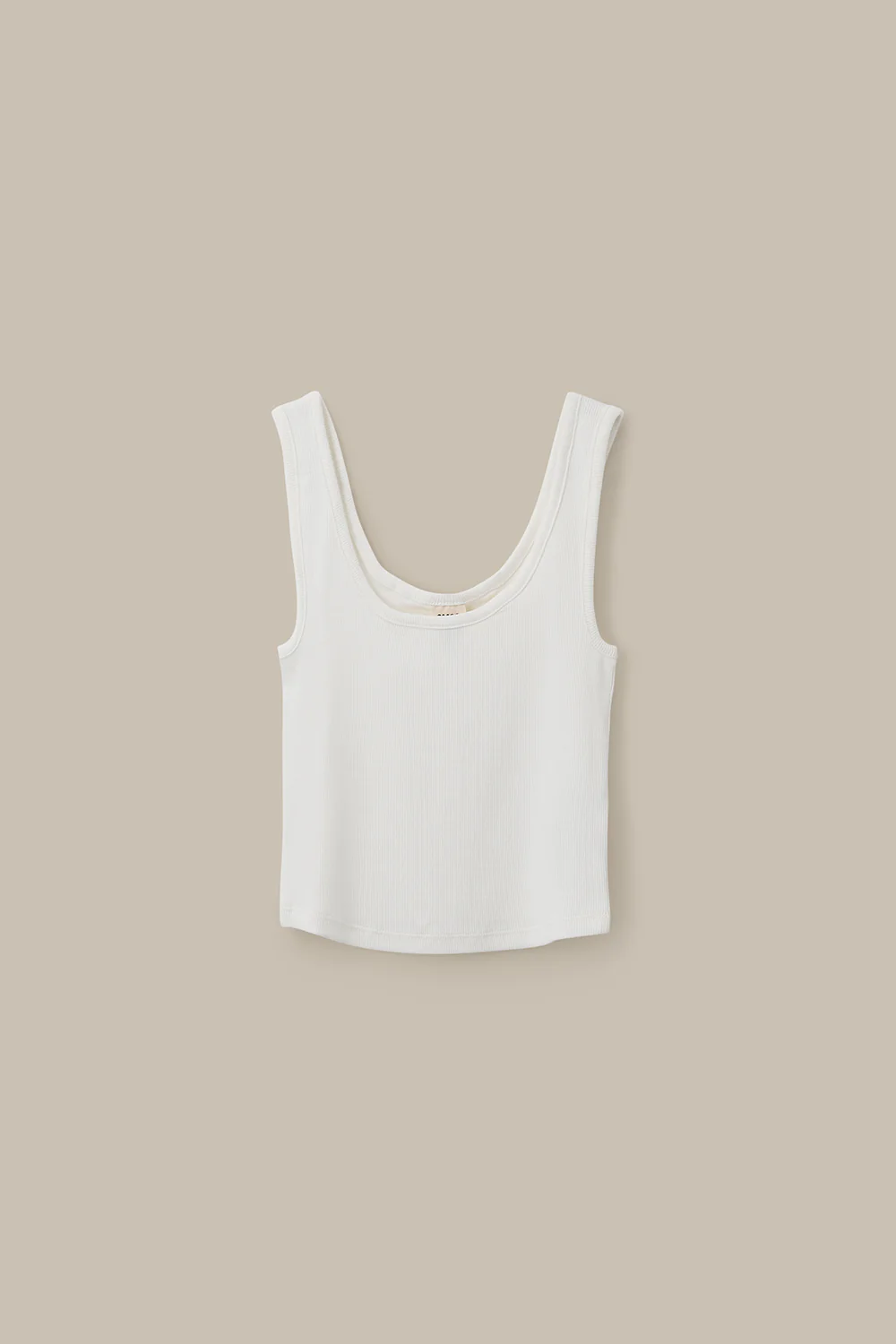 Eden - Cotton Vest in Ecru - Image 3