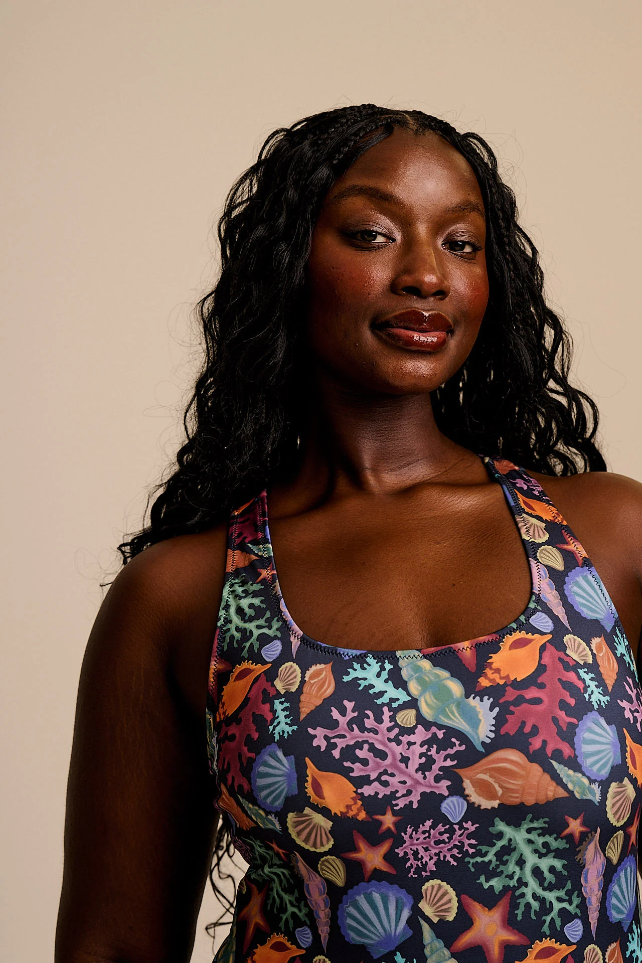 Elena - Swimsuit in Shell Print - Image 7