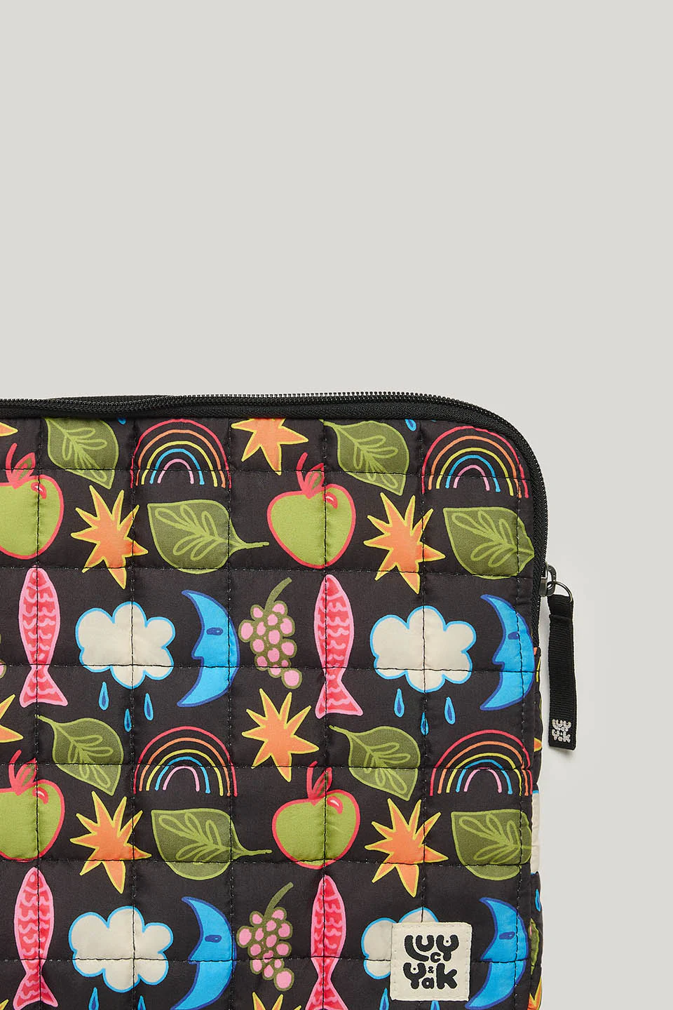 Emelien - 13" Laptop Case in Naive Shapes Print - Image 3
