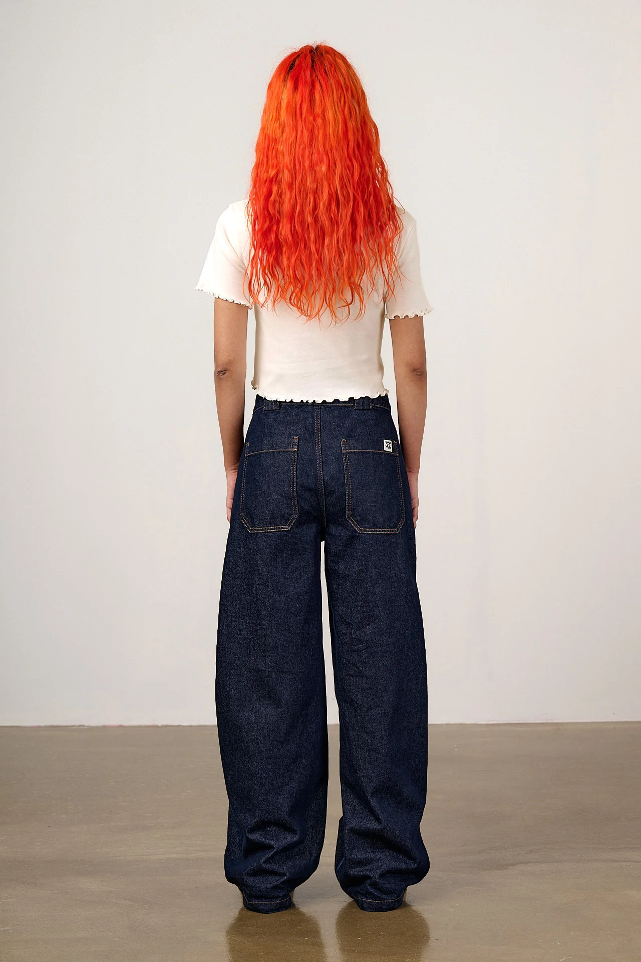 Greta - Cropped Cotton Top in Ecru - Image 4