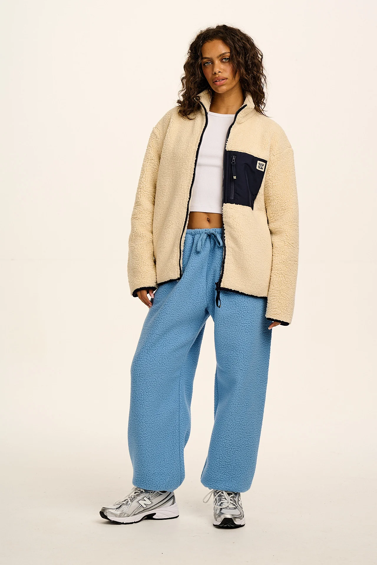 Hana - Polar Fleece Jogger in Sky Blue - Image 8