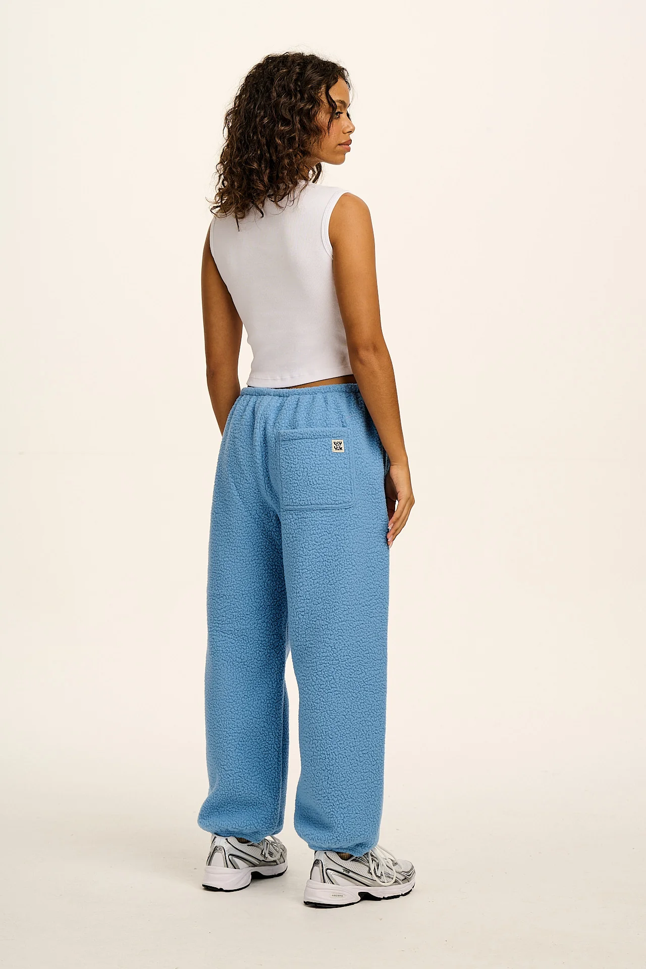 Hana - Polar Fleece Jogger in Sky Blue - Image 9