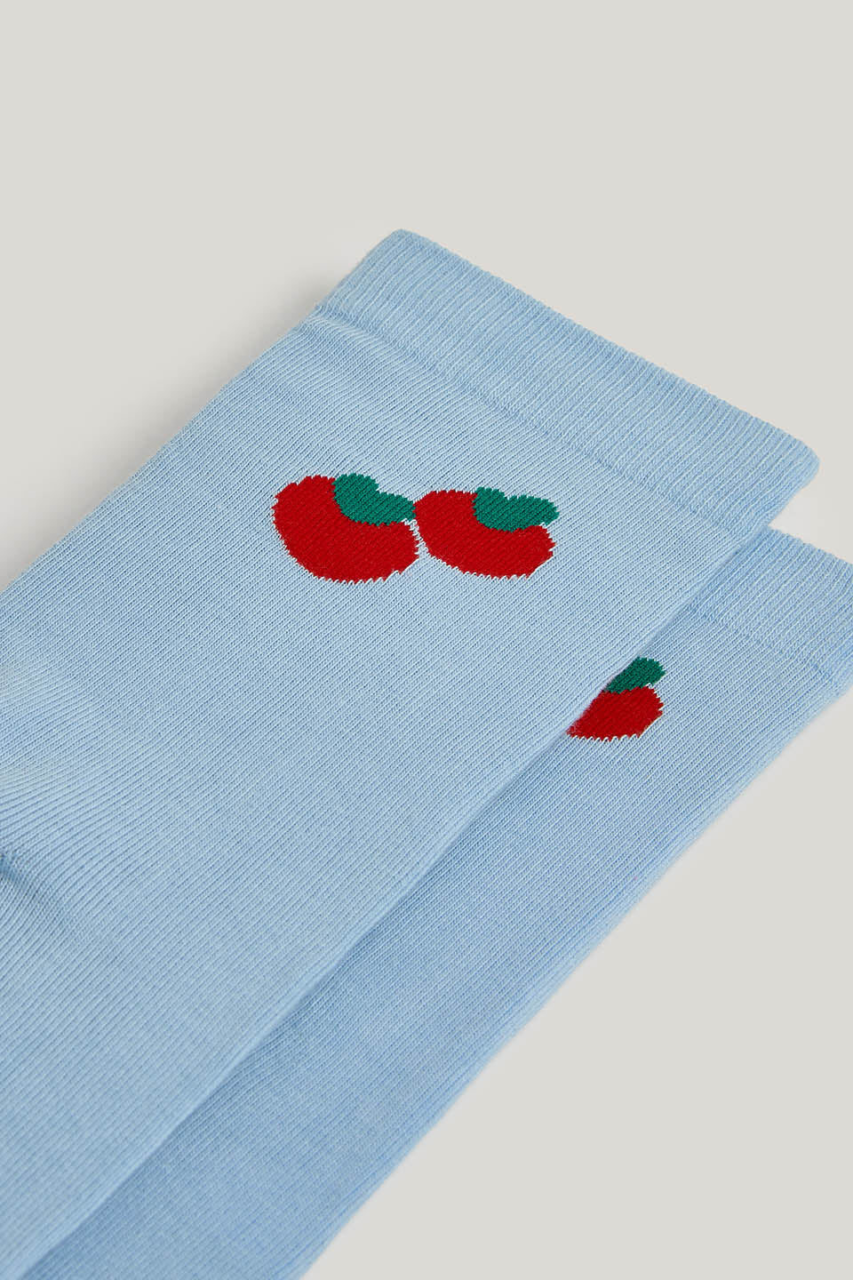 JoJo - Cotton Socks in Blue Tomato - Image 2