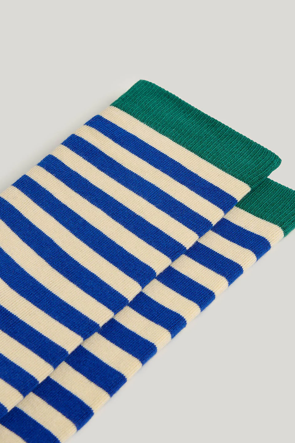 JoJo - Cotton Socks in Dazzling Blue Stripe - Image 3