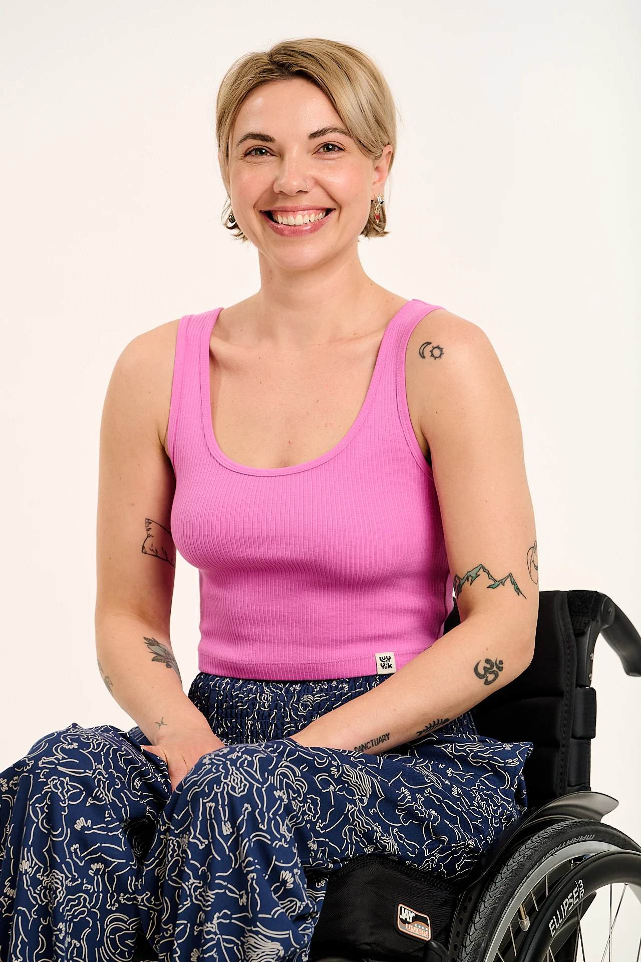 Josy - Vest Top in Pink - Image 3