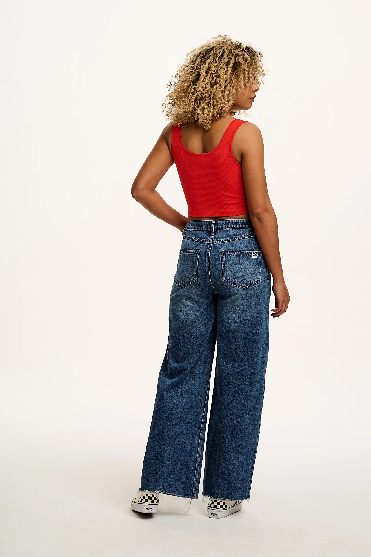 Josy - Vest Top in Cherry Red - Image 6