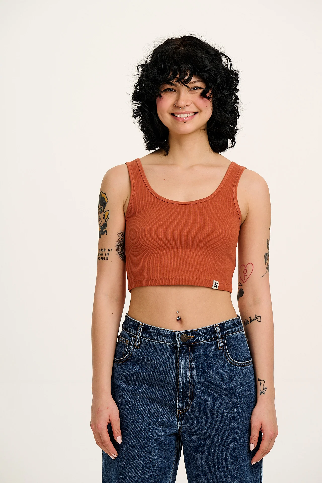 Josy - Vest Top in Terracotta - Image 3