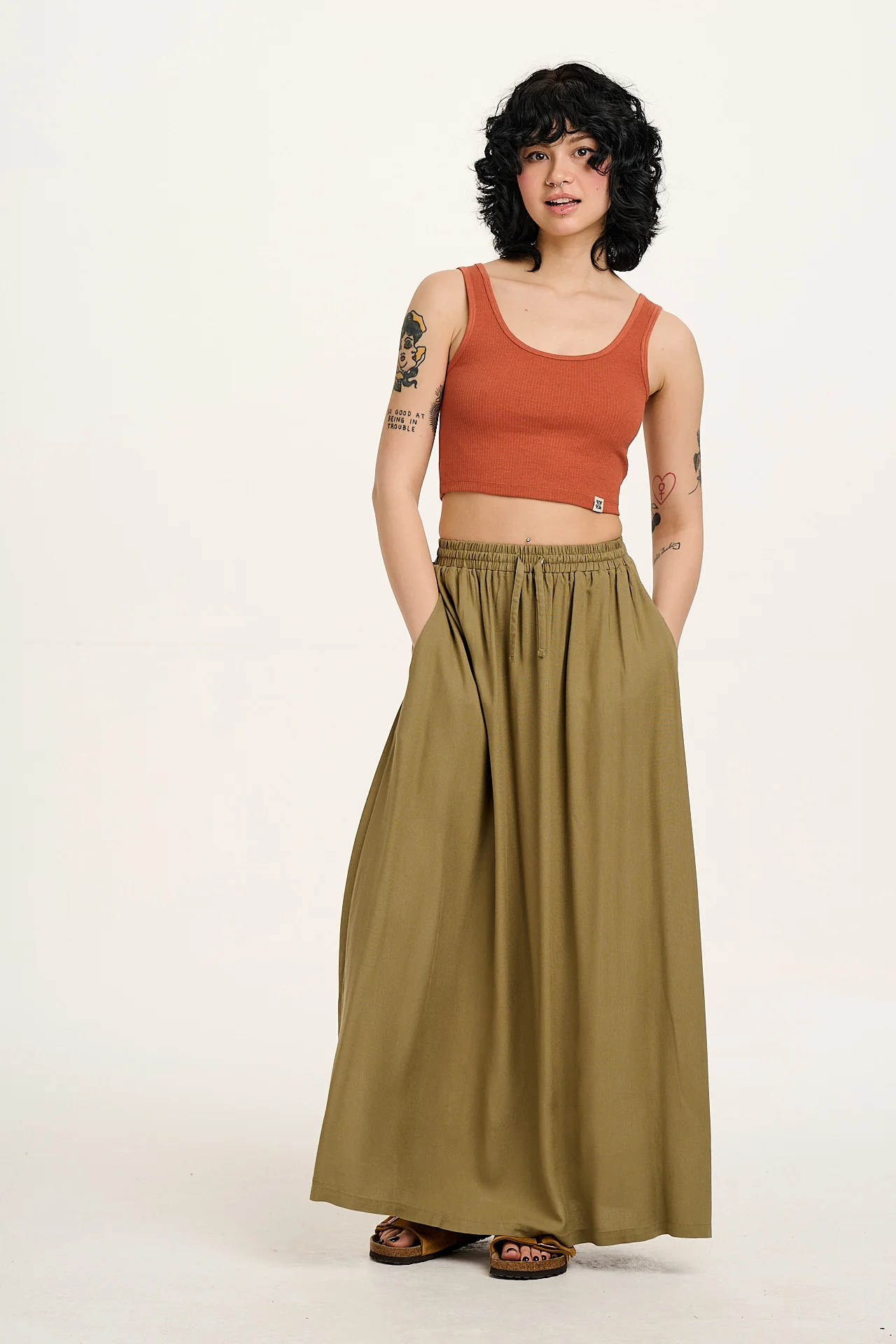 Josy - Vest Top in Terracotta - Image 8