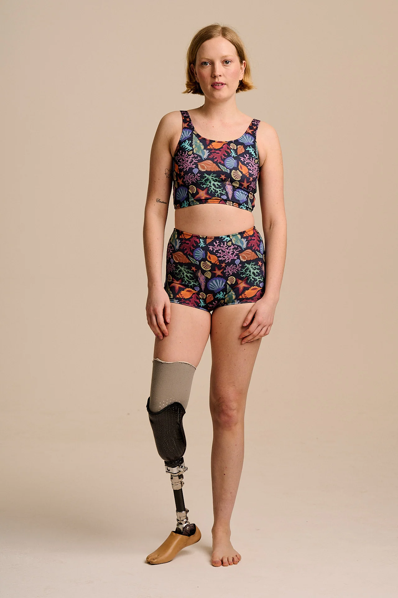 Kara - Tankini Top in Shell Print - Image 3