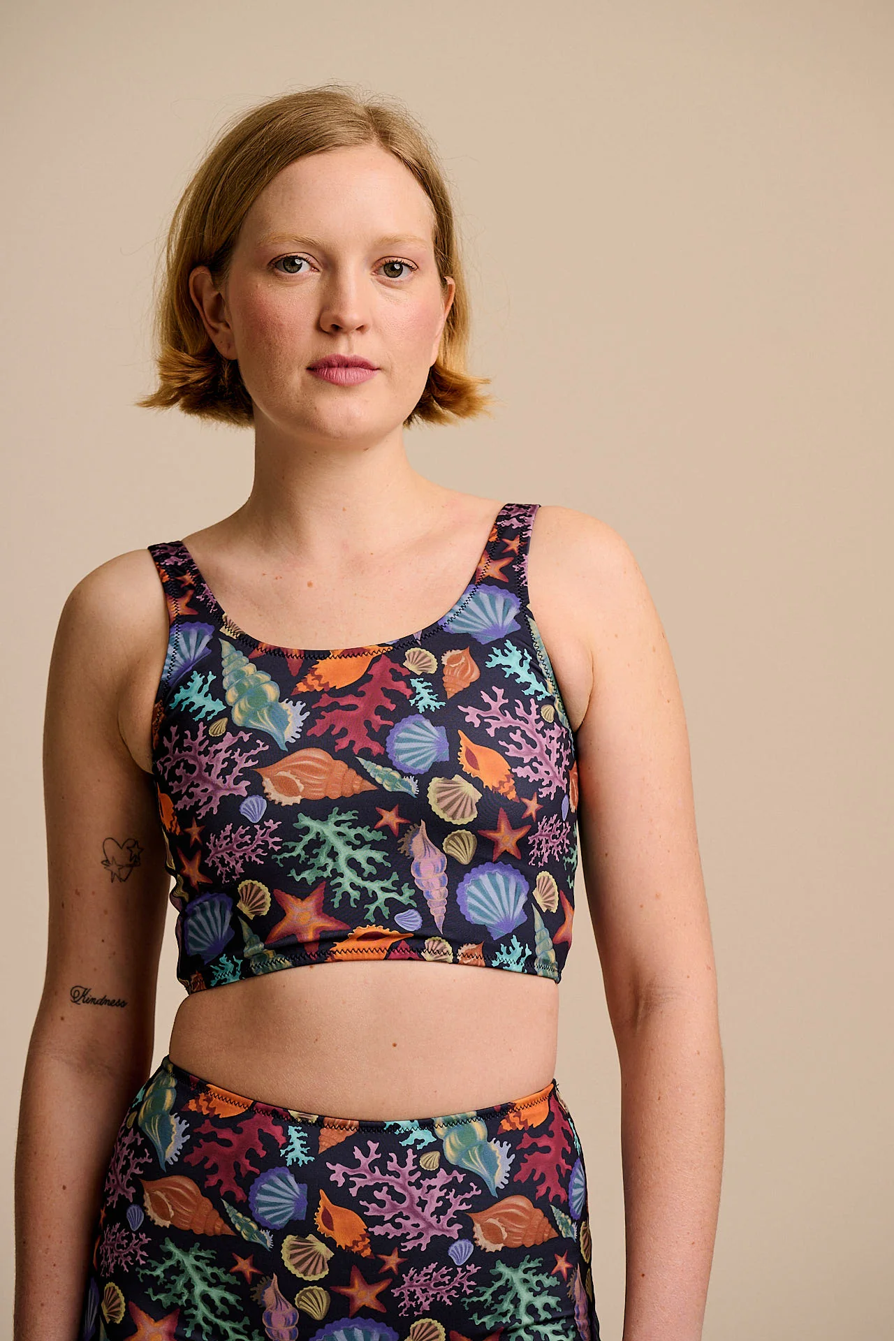 Kara - Tankini Top in Shell Print - Image 4