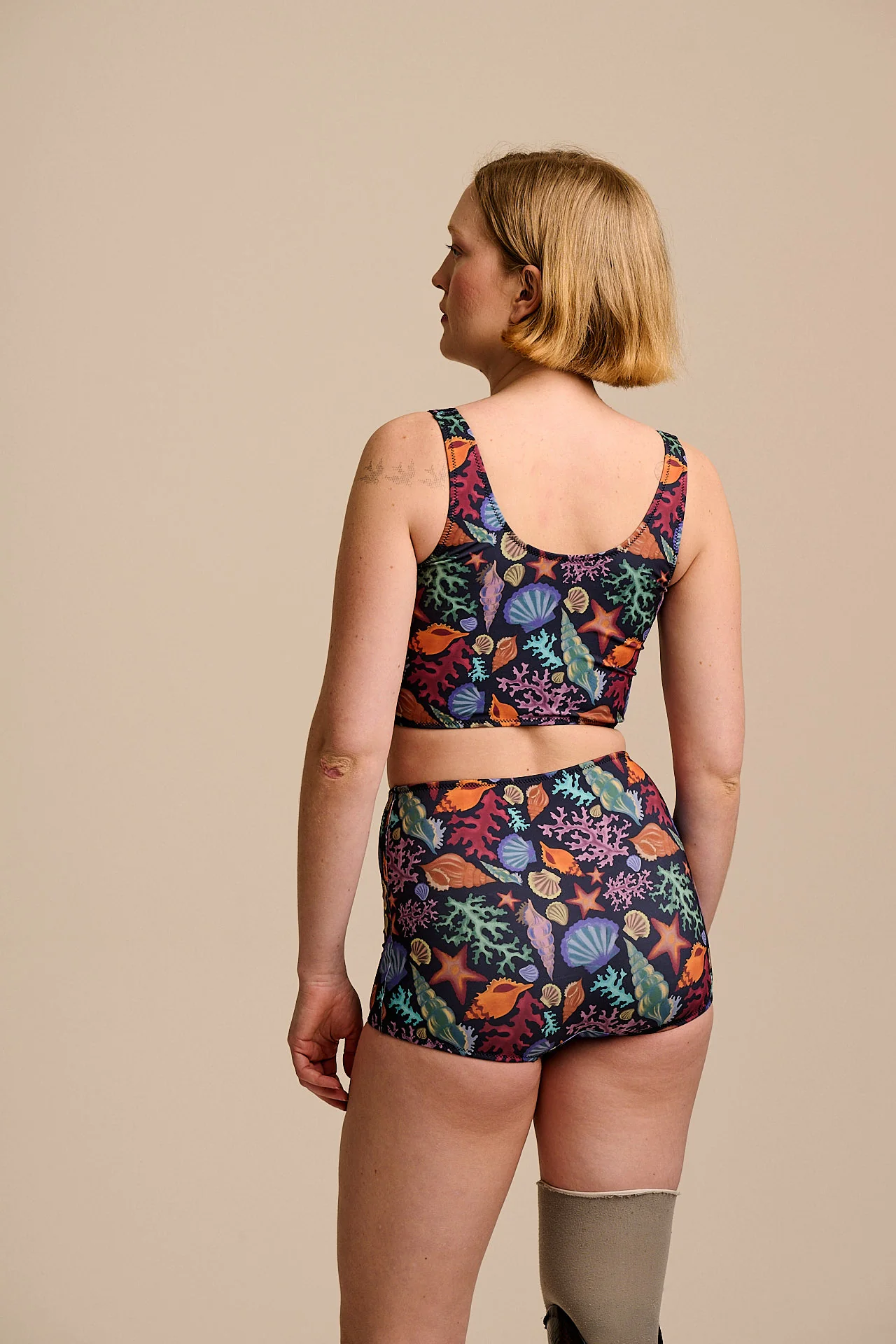 Kara - Tankini Top in Shell Print - Image 5