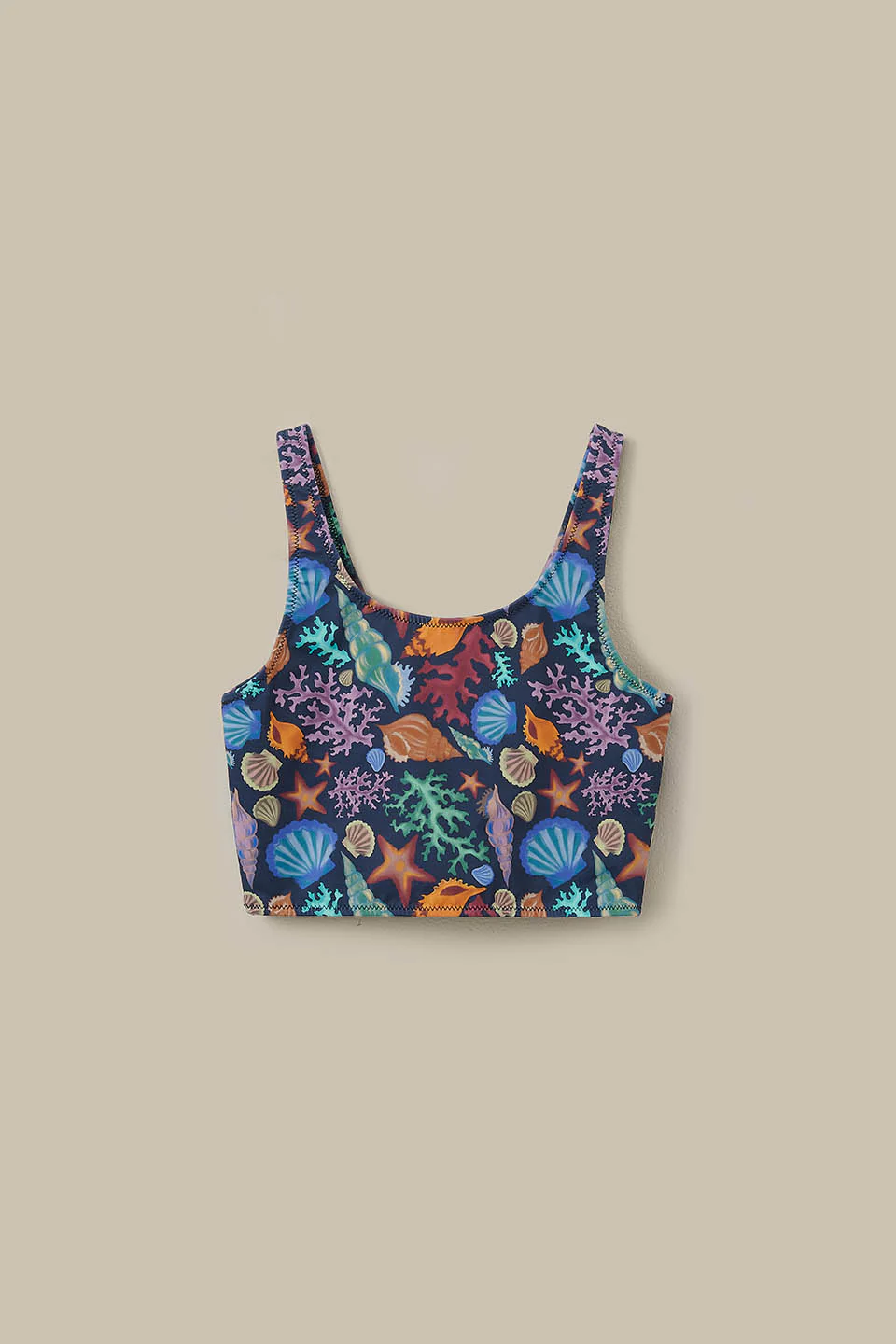 Kara - Tankini Top in Shell Print - Image 6