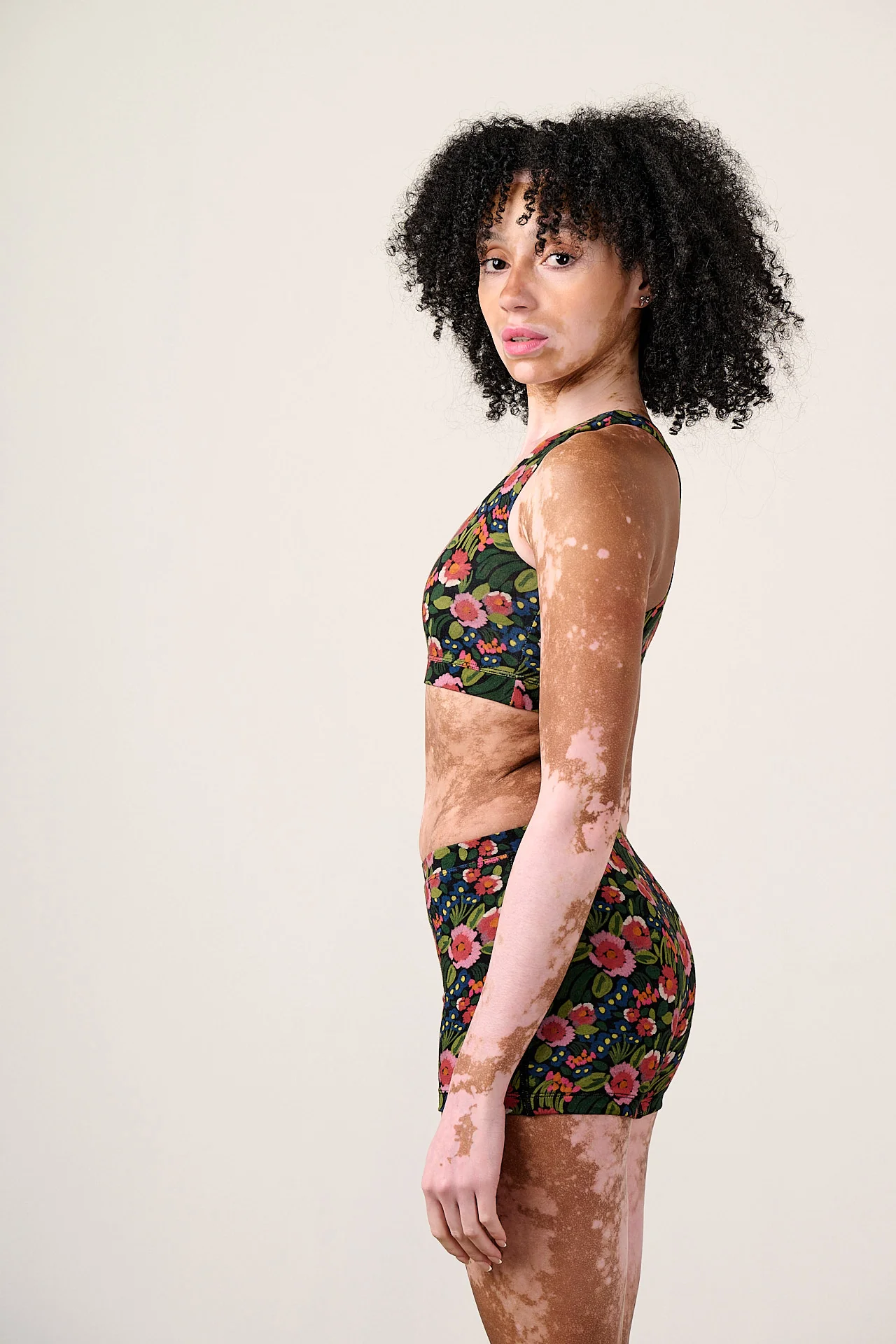 Kit - Viscose Boxer Shorts in Black Marie Print - Image 5