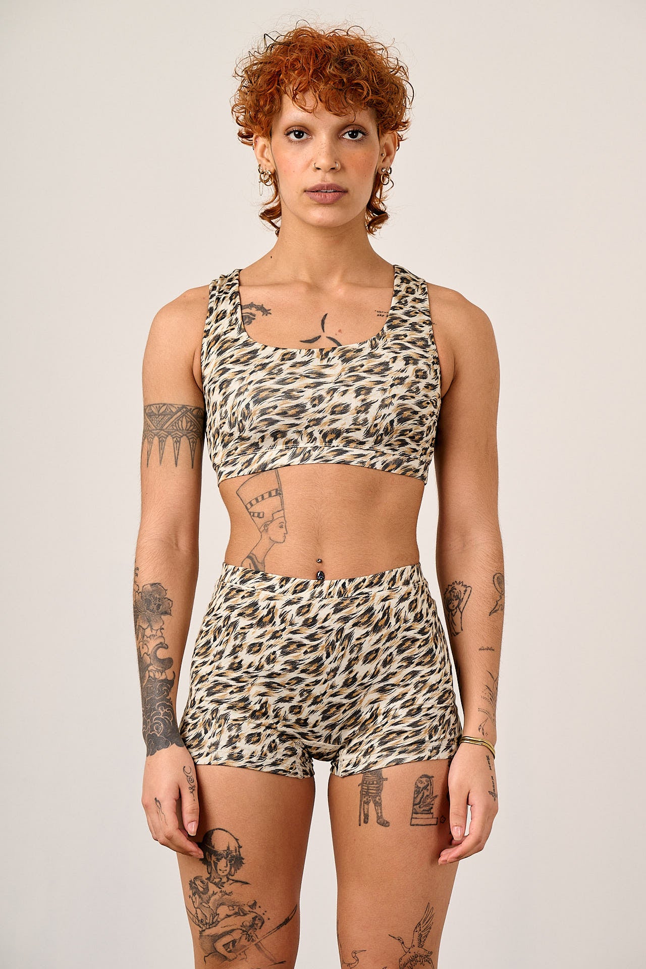Kit - Viscose Boxer Shorts in Leo Swirl - Image 4