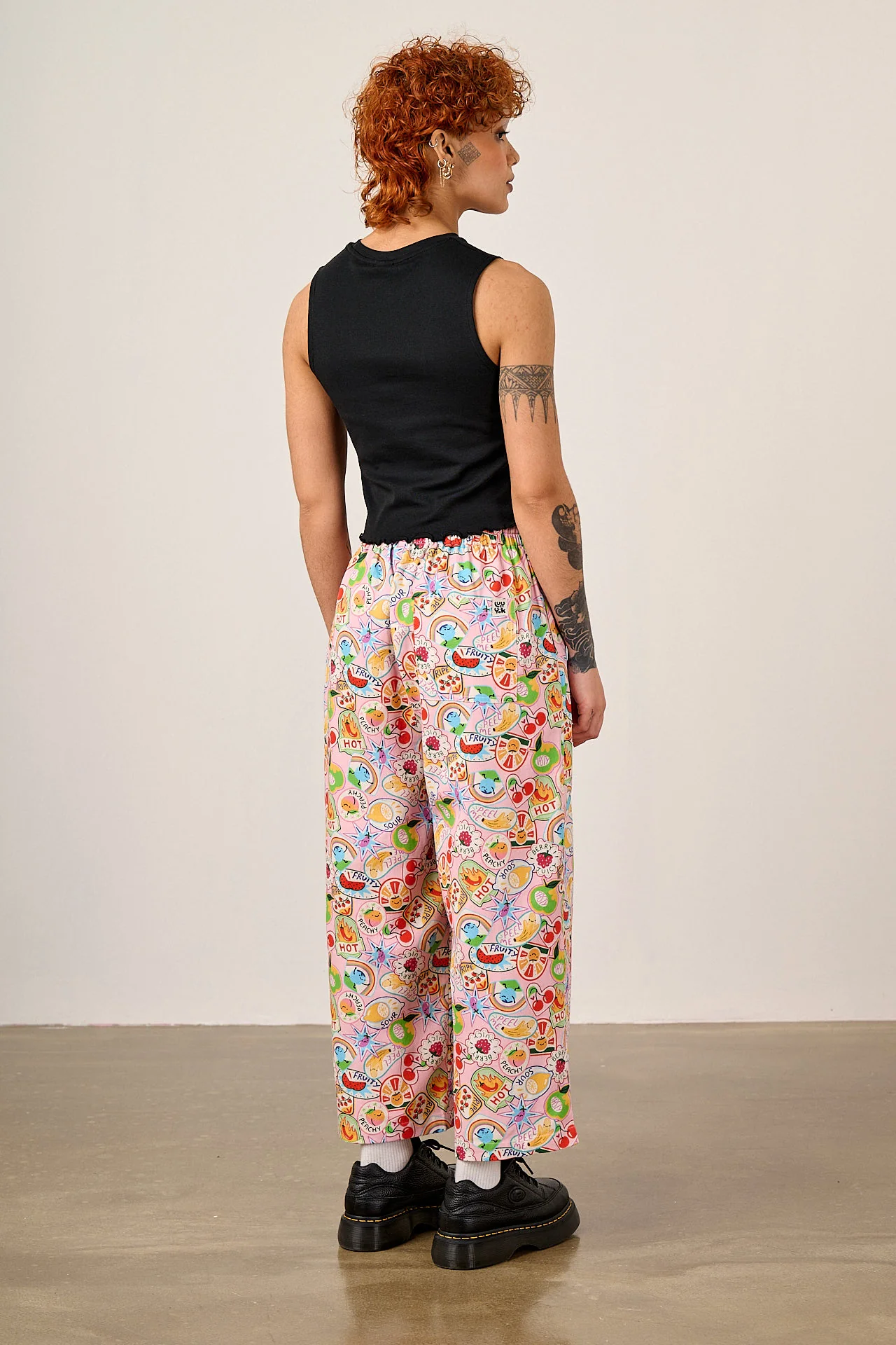 L.E Chuck - Cotton Trousers in Pink Brooke Hornsby & Yak - Image 6