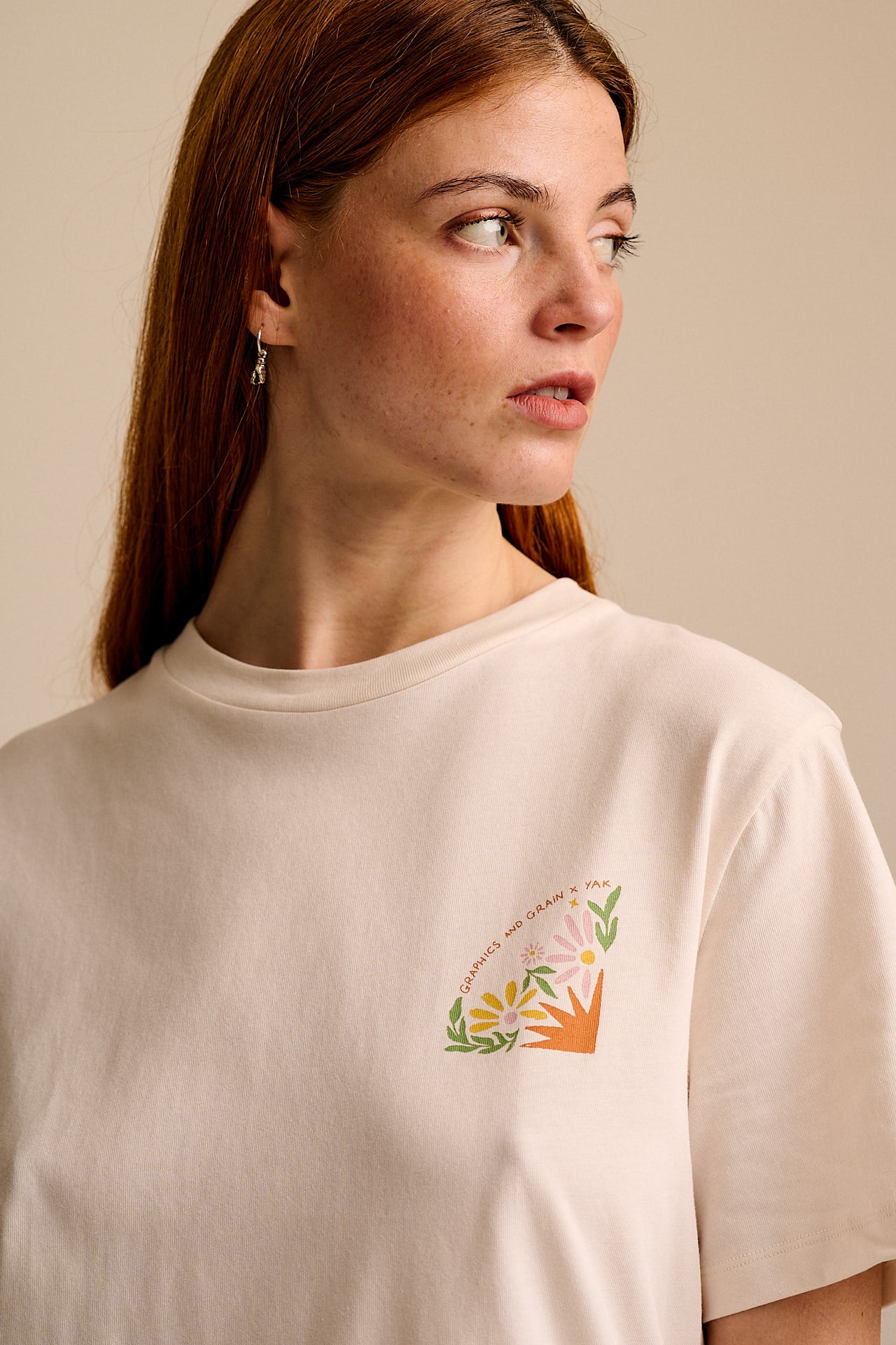 L.E Denver - Cotton T-Shirt in Graphics and Grain Artist & Yak - Image 2