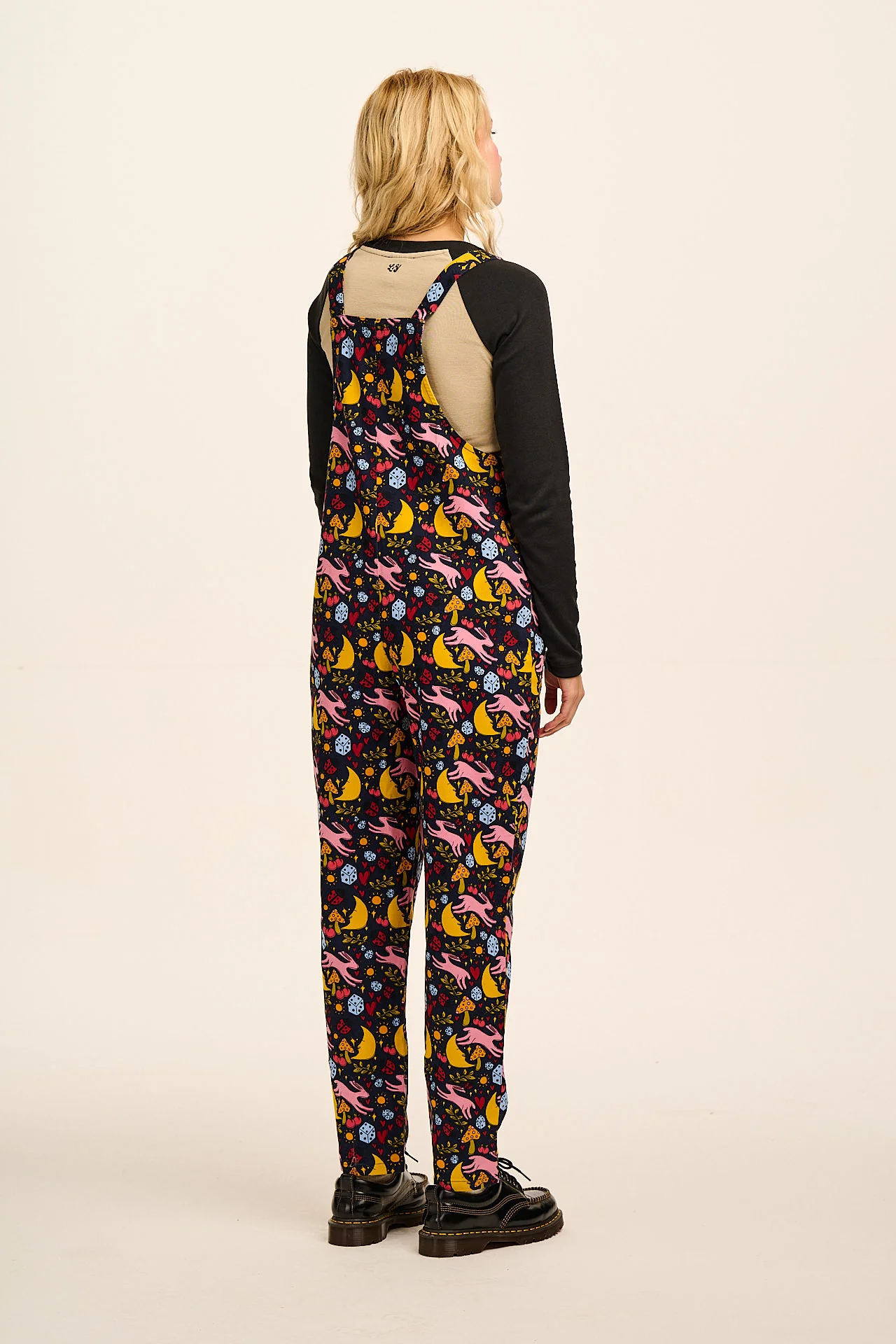 L.E. Original - Cotton Dungaree in Bunnies Print - Image 6